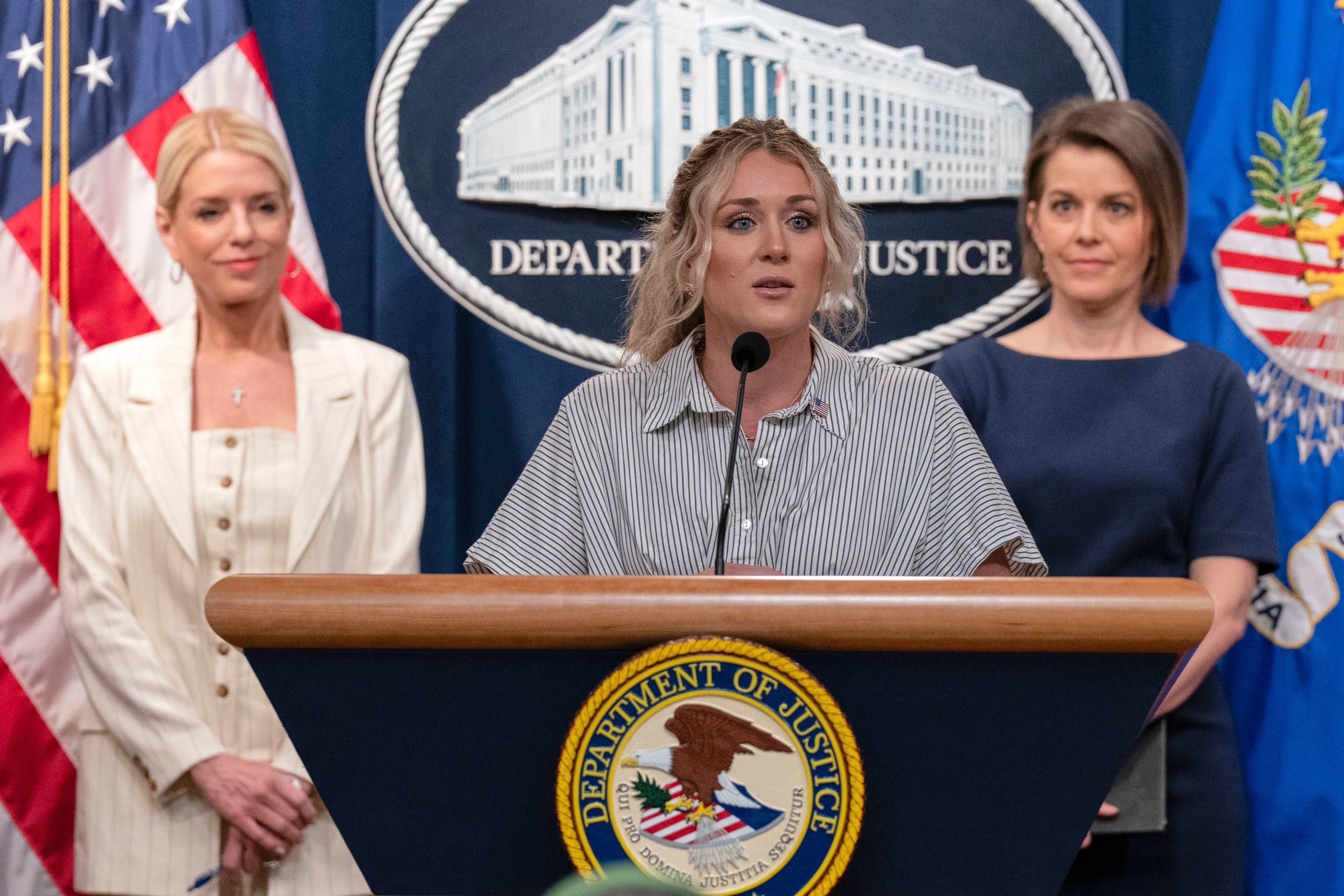 Riley Gaines’ speech at Portland State University was met with backlash by protesters.