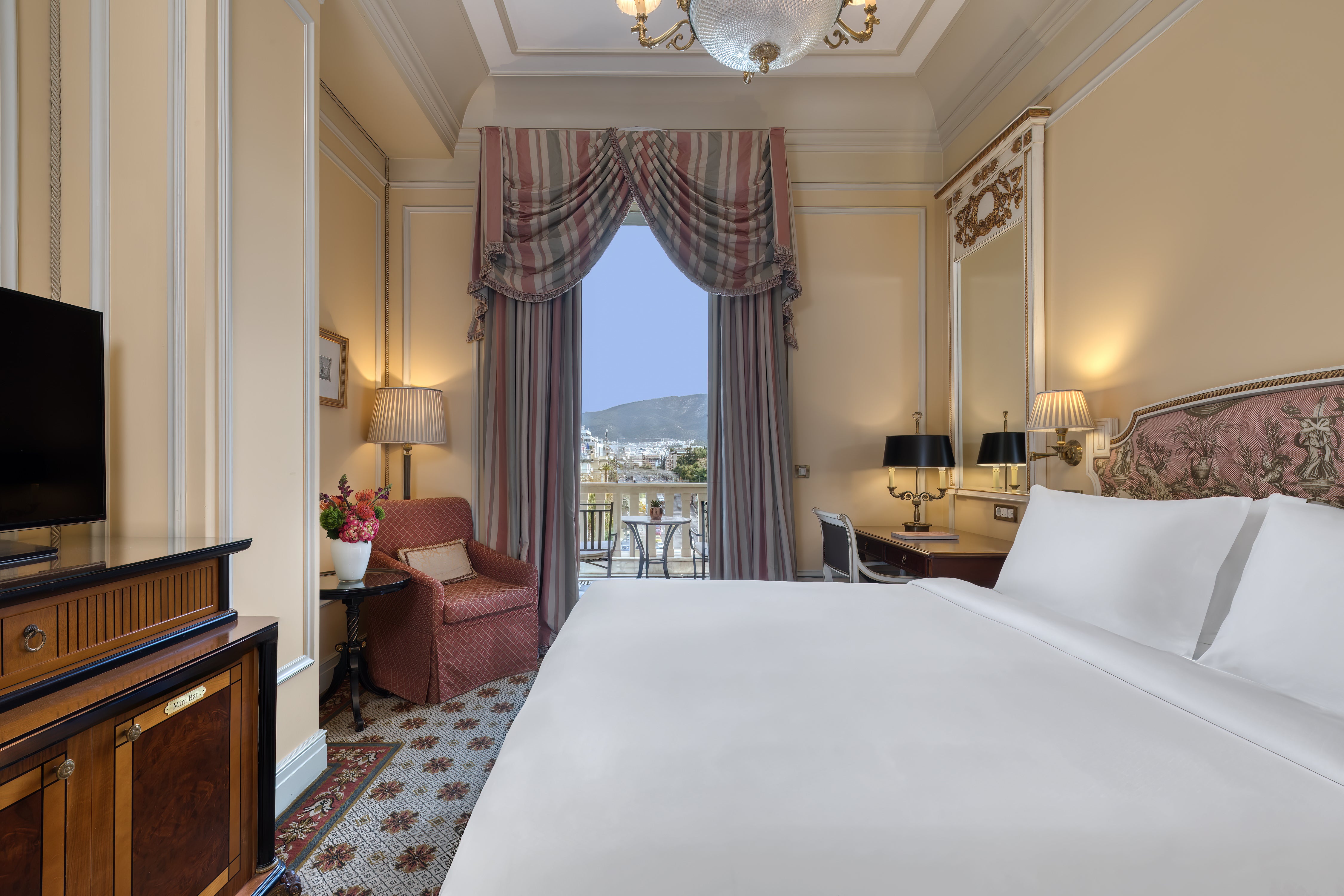Elegance extends through each and every room at Hotel Grande Bretagne