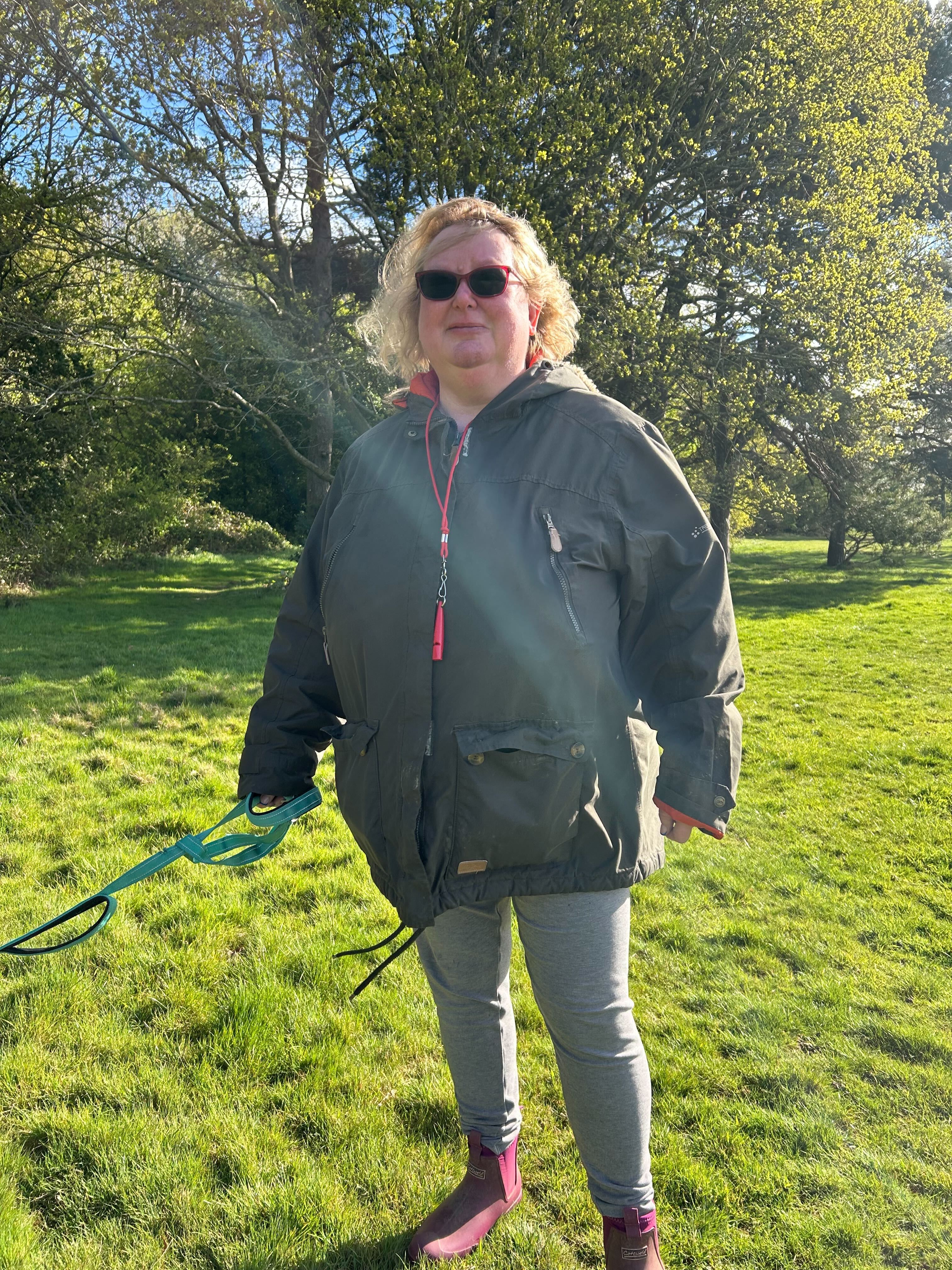 Vicky said that she had become a frequent visitor of the park since she got her dog, Rosie