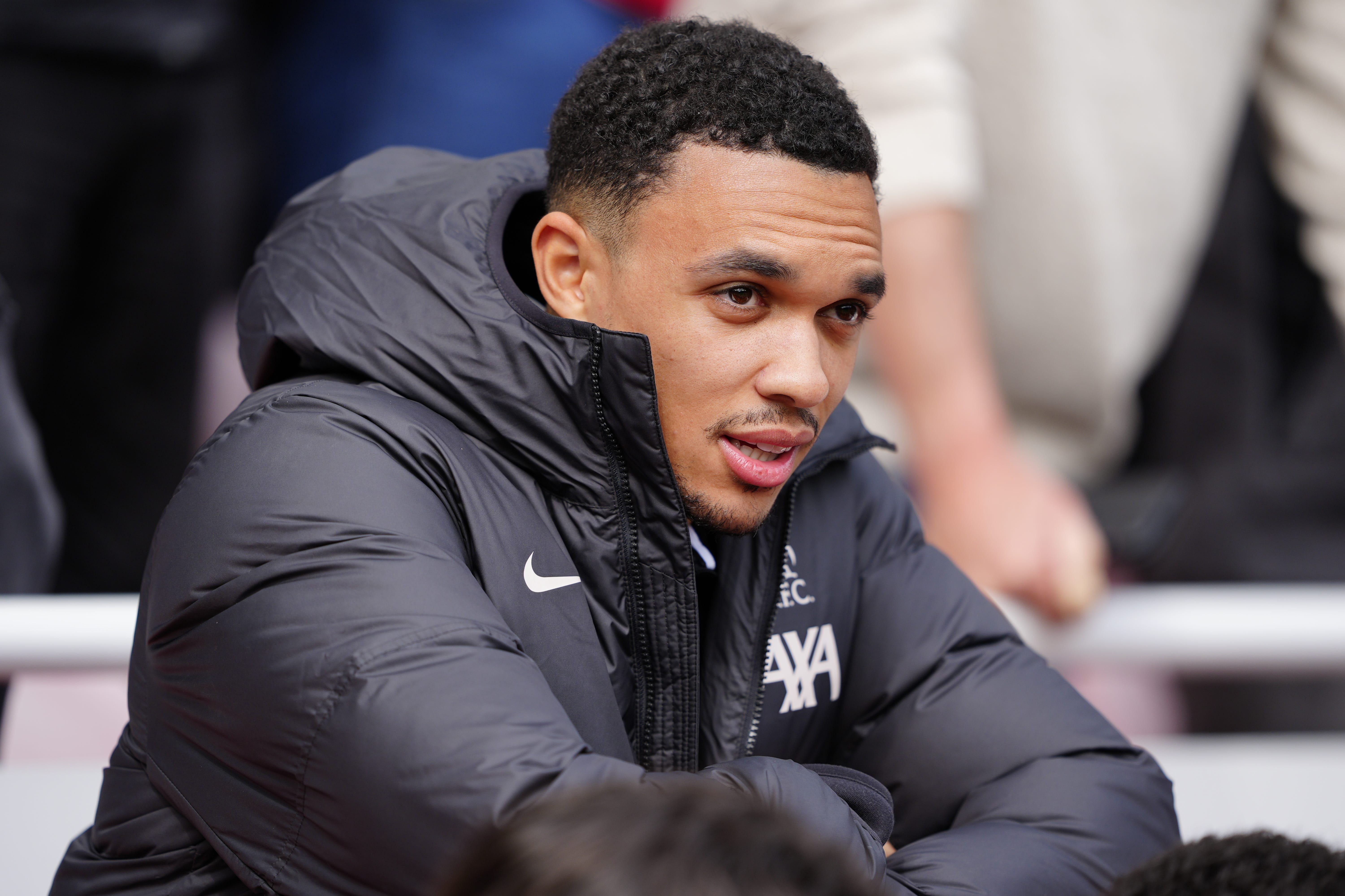 <p>Trent Alexander-Arnold is back in training (Peter Byrne/PA)</p>