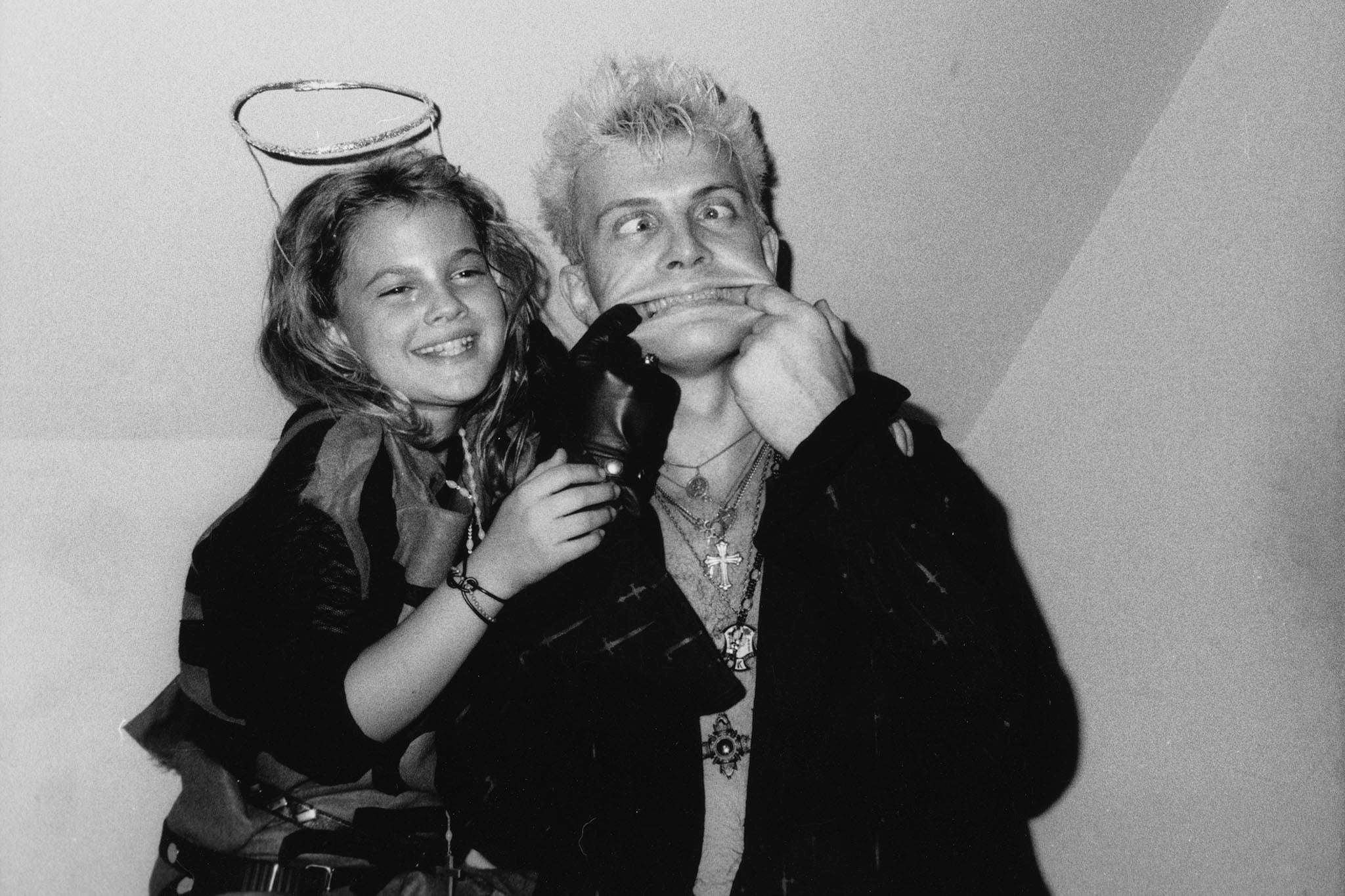 ‘We were a good influence on each other’: Billy Idol with a young Drew Barrymore in ‘the old club days’