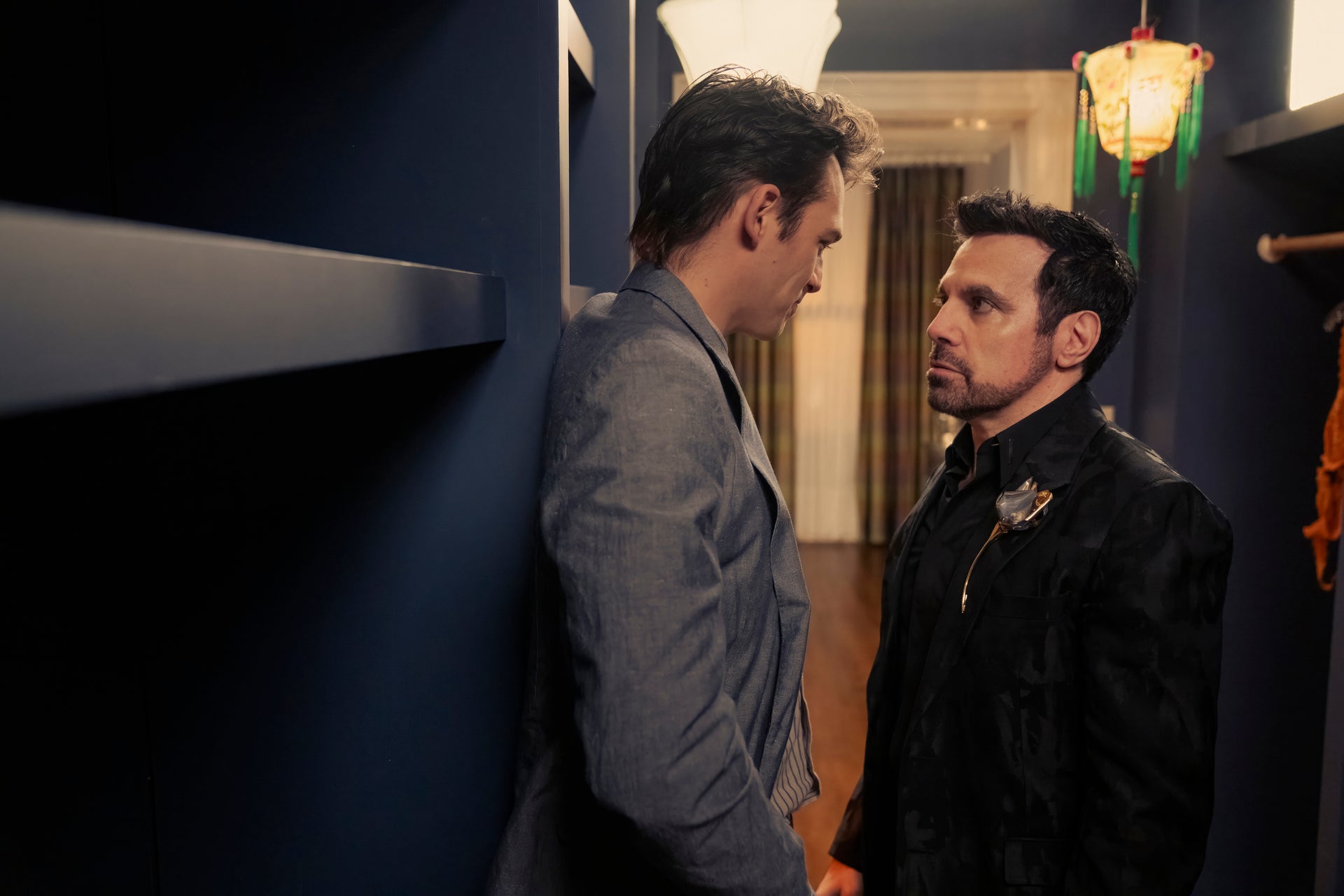 Mario Cantone (right) as Anthony in 'And Just Like That' season three