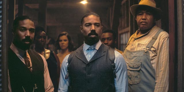 <p>Michael B Jordan and Omar Benson Miller in Sinners</p>