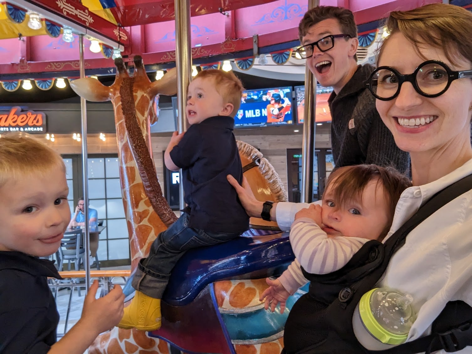 Malcolm and Simone's oldest son, Octavian, goes to public school. He demanded to be allowed to attend kindergarten after seeing the yellow school buses driving past their house, says Simone