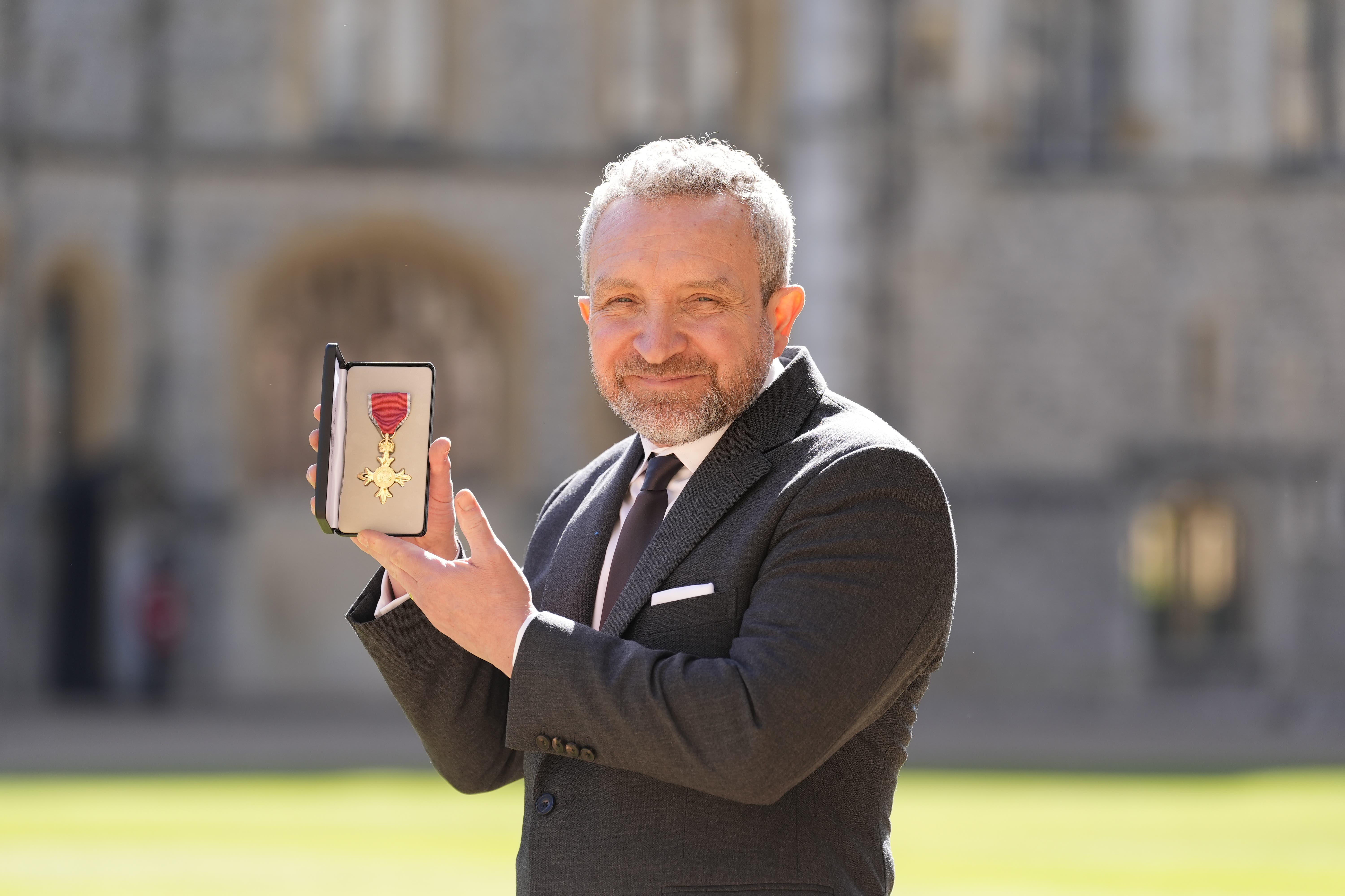 Eddie Marsan after being made an OBE