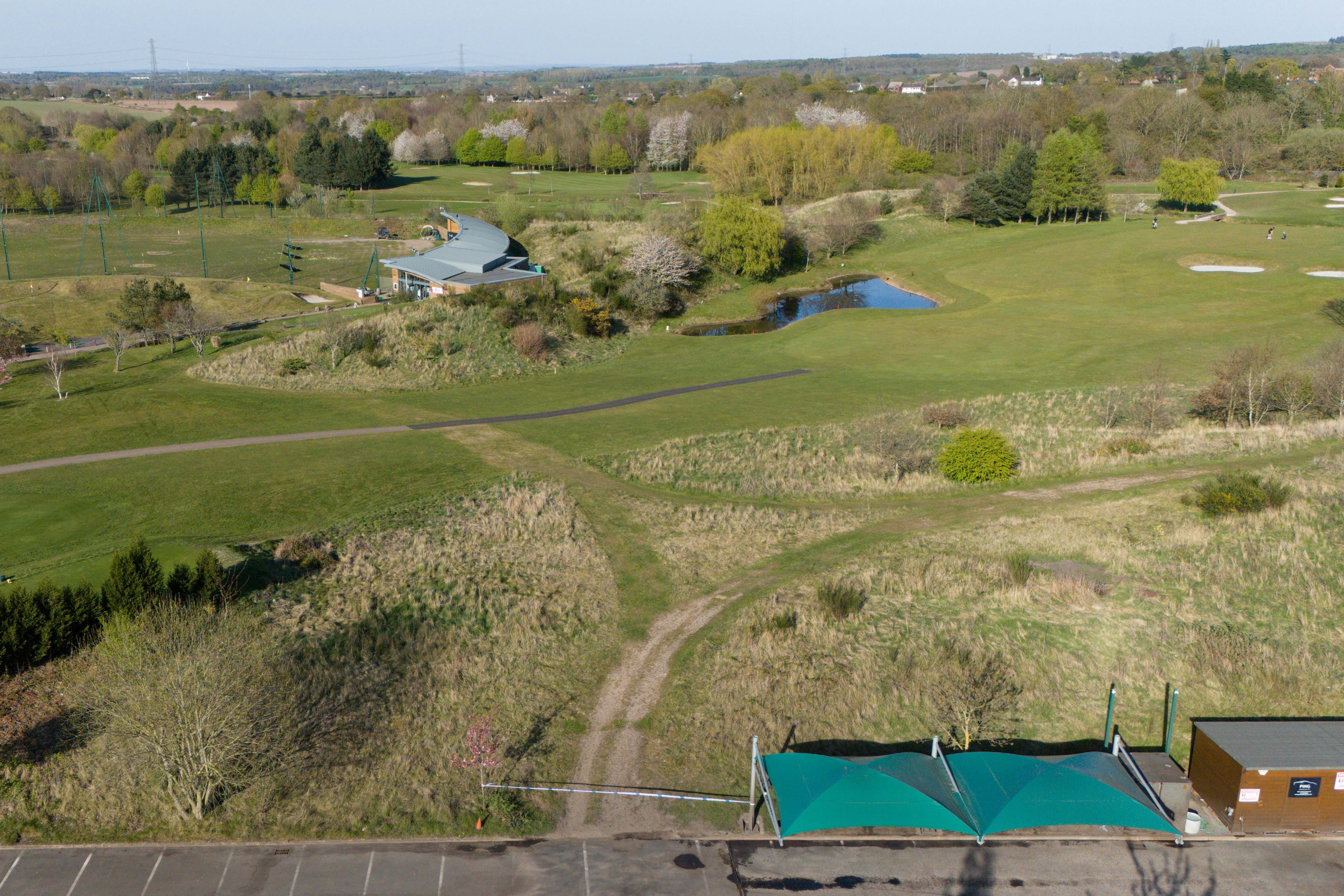 A van being chased by West Midlands Police officers collided with Ms Cherry, 62, at Aston Wood Golf Course