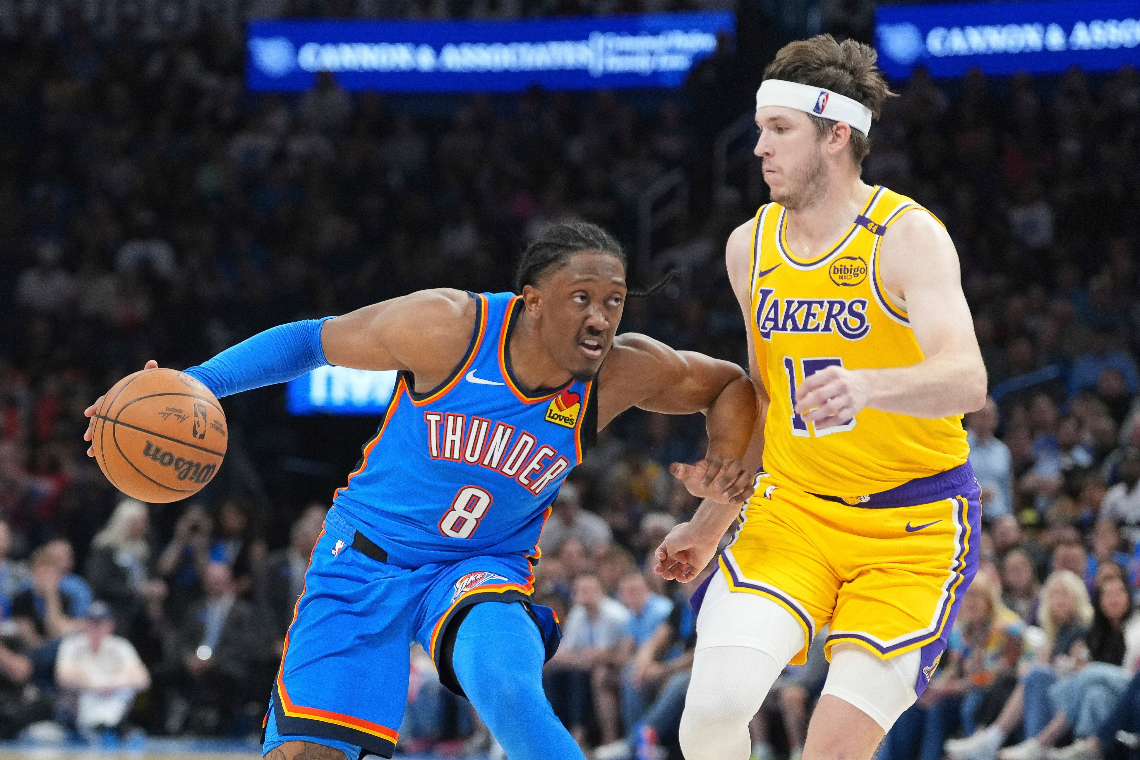 Lakers Thunder Basketball