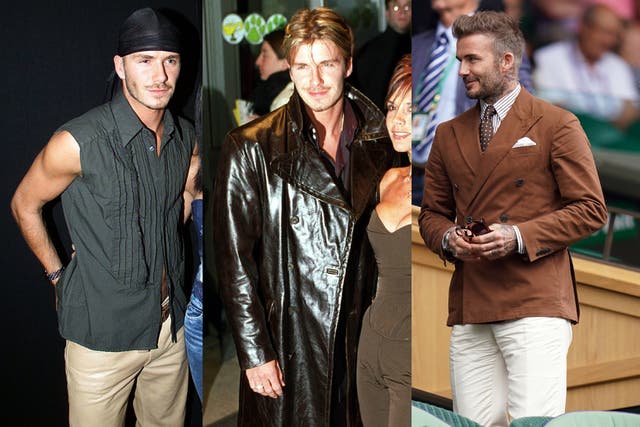 Here are the ex-football star’s best style moments throughout the years (Kent Gavin/Mirror/Peter Jordan/Adam Davy/PA)