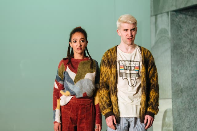 <p>Spectral: Patricia Allison and Callum Scott Howells in ‘Ghosts’ at Lyric Hammersmith</p>