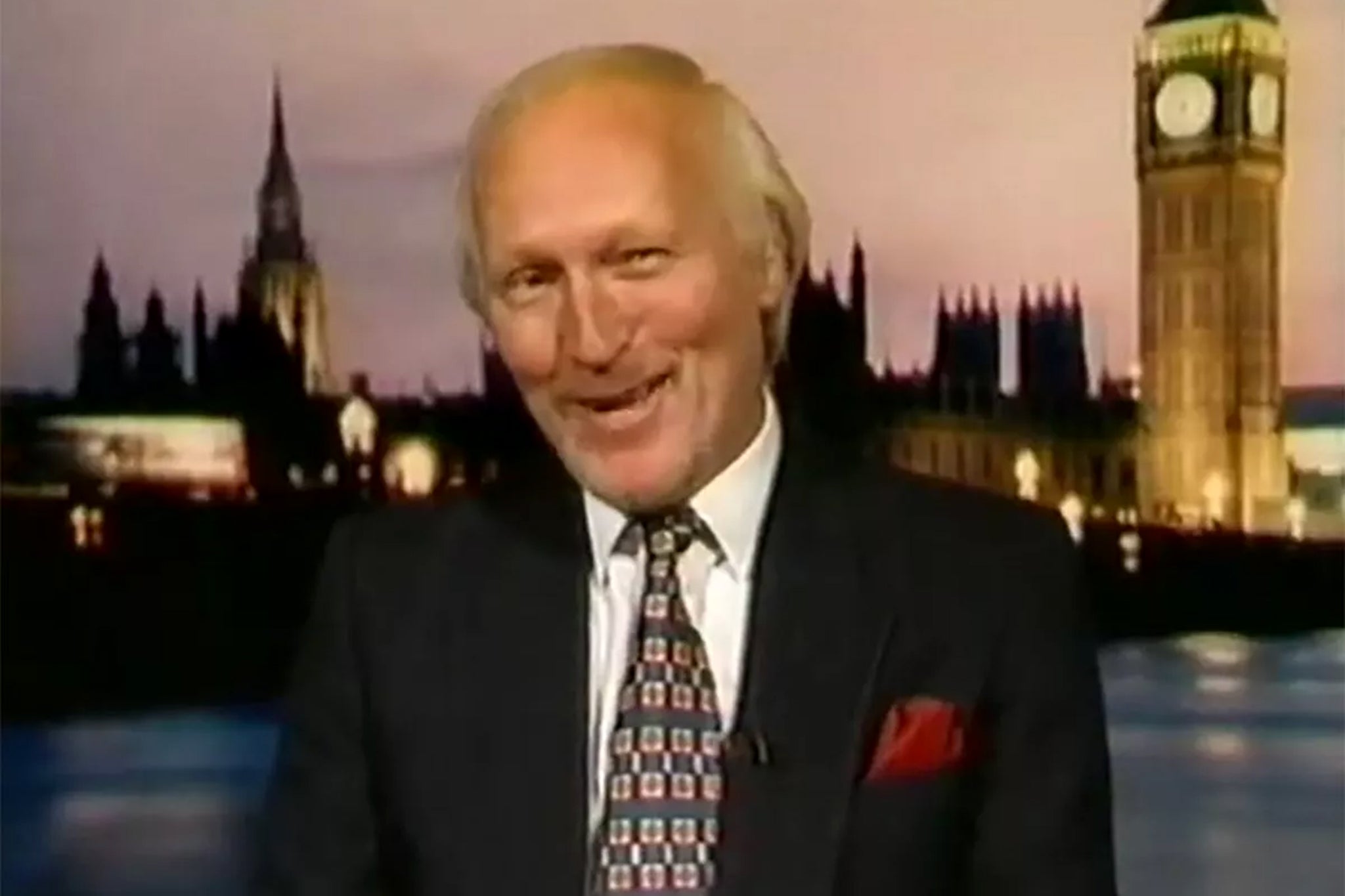 Colin Berry, appearing on the BBC as the UK's Eurovision spokesperson in 1997