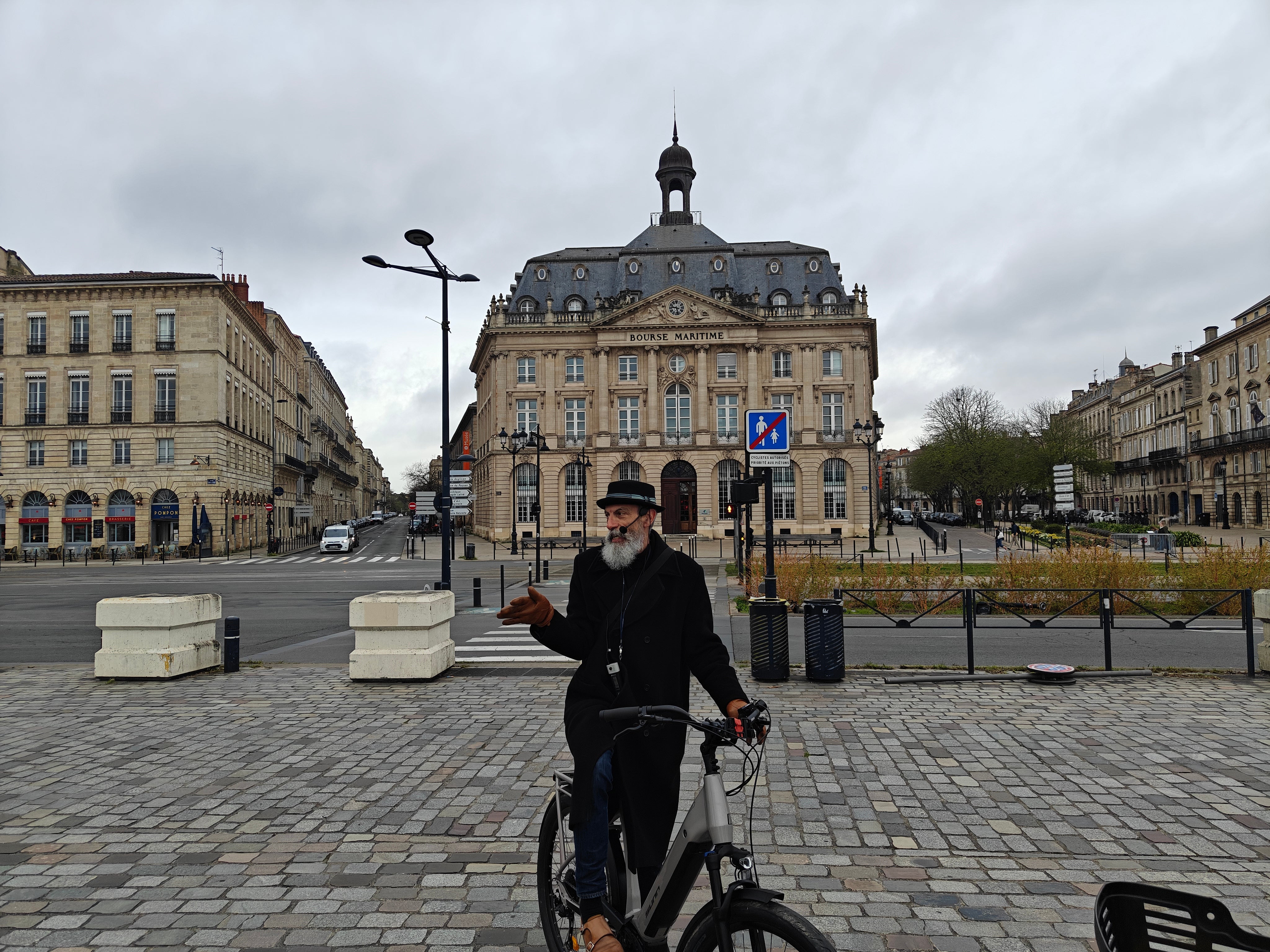 Tour guide Bruno provides a passionate e-bike tour around Bordeaux during an Avalon Waterways excursion