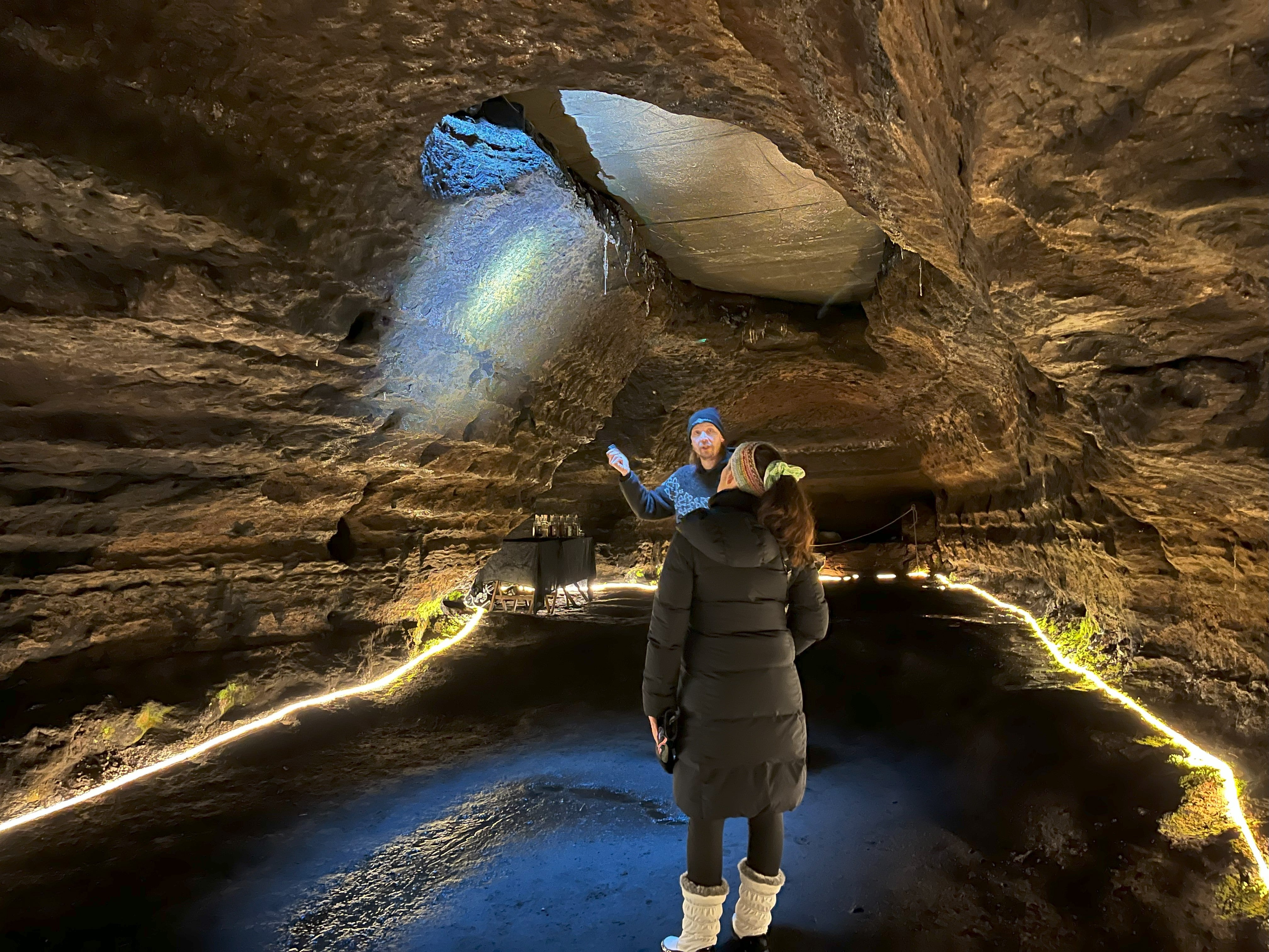 The man-made Caves of Hella are filled with ancient rune writings