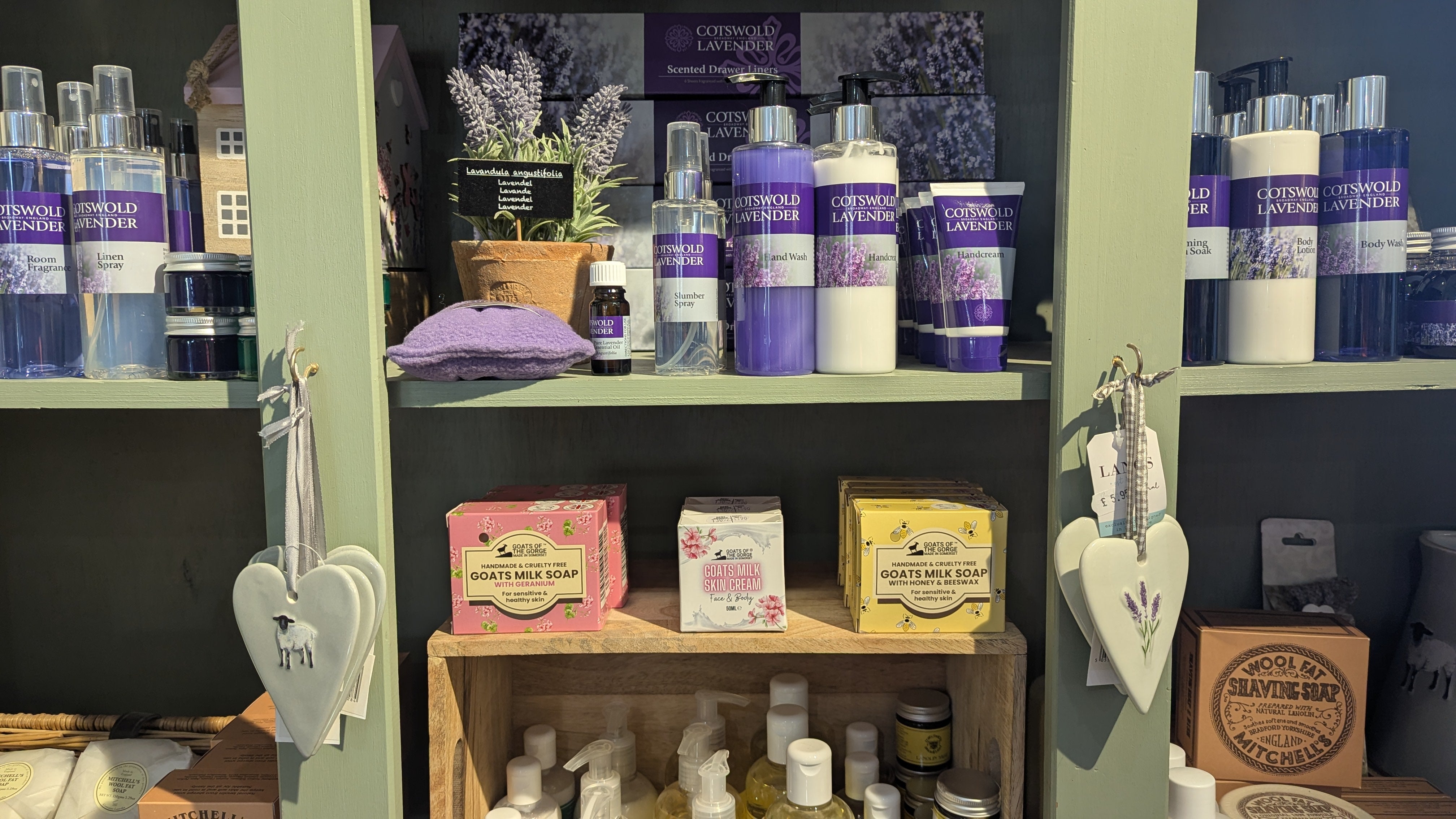 Local products for sale at Cotswolds Farm Park