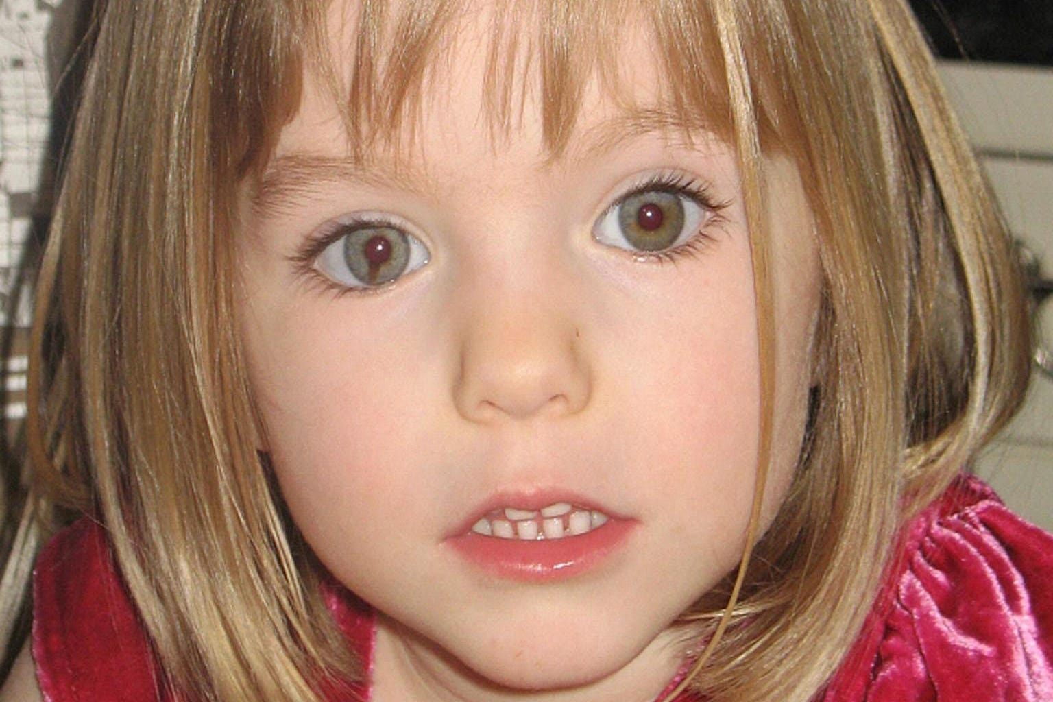 Madeleine was three when she vanished while on holiday with her parents in Portugal