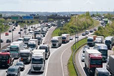 Traffic news live: Easter travellers warned of train chaos and airport strikes with 19 million to hit UK roads