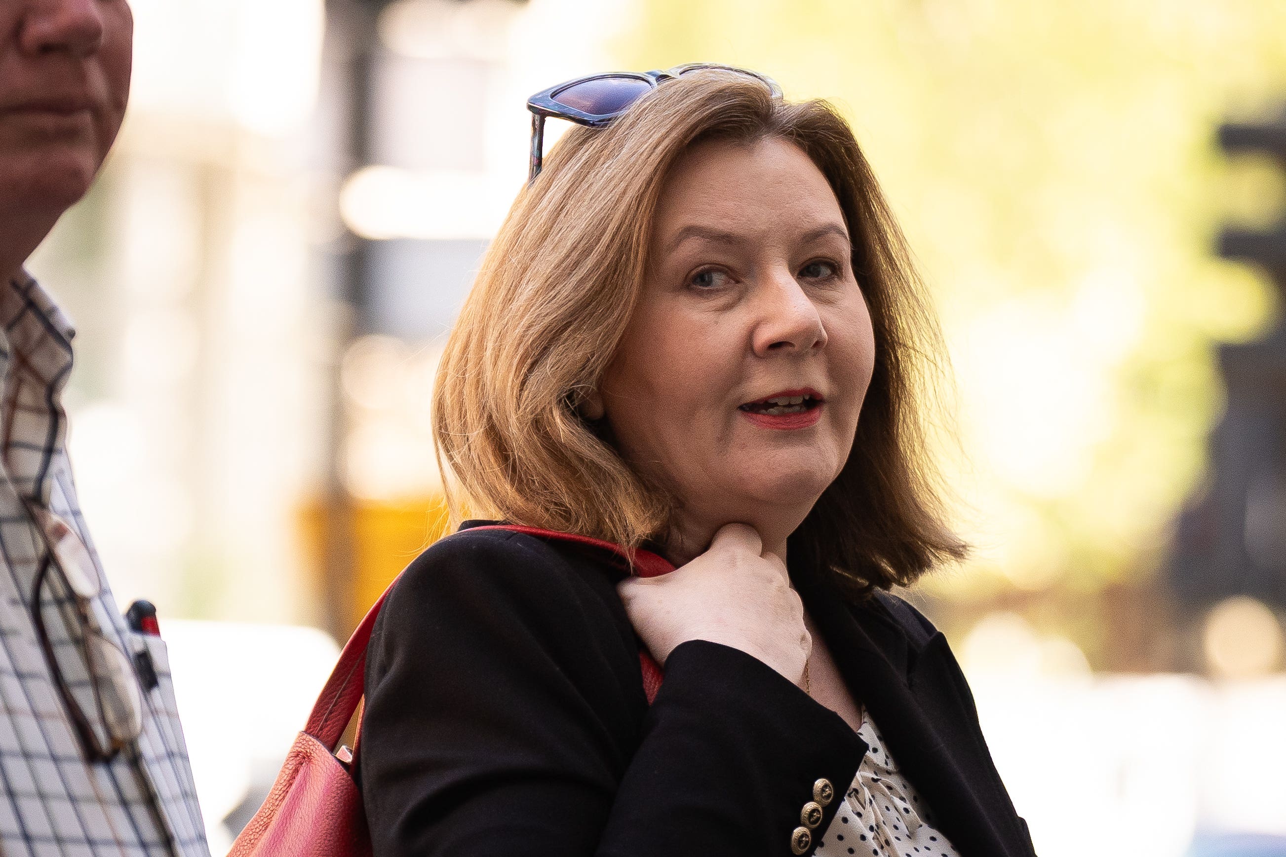 Rebecca Richardson arrives at Westminster Magistrates’ Court (Aaron Chown/PA)
