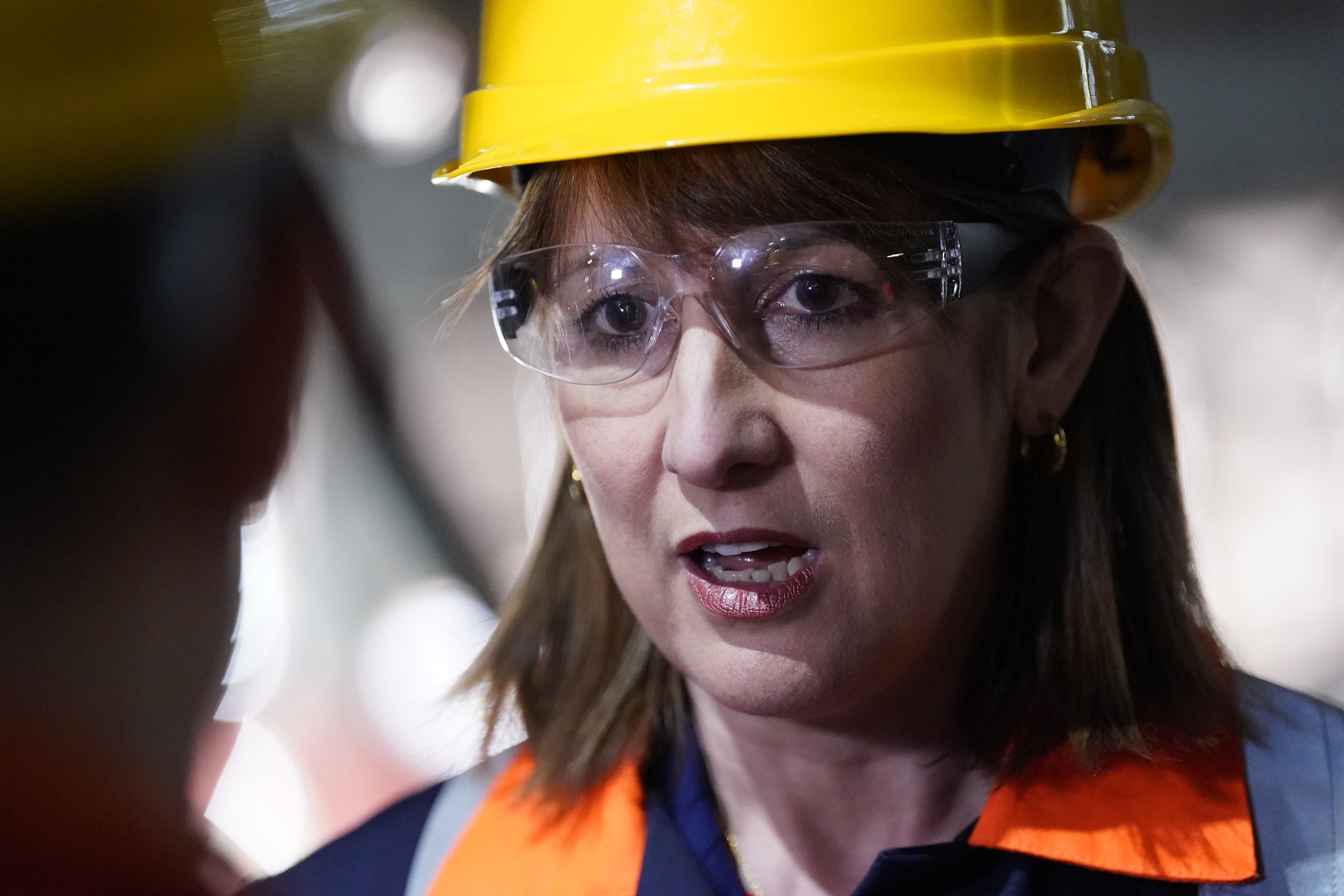 Chancellor of the Exchequer Rachel Reeves visited the British Steel site in Scunthorpe, North Lincolnshire on Wednesday (Danny Lawson/PA)