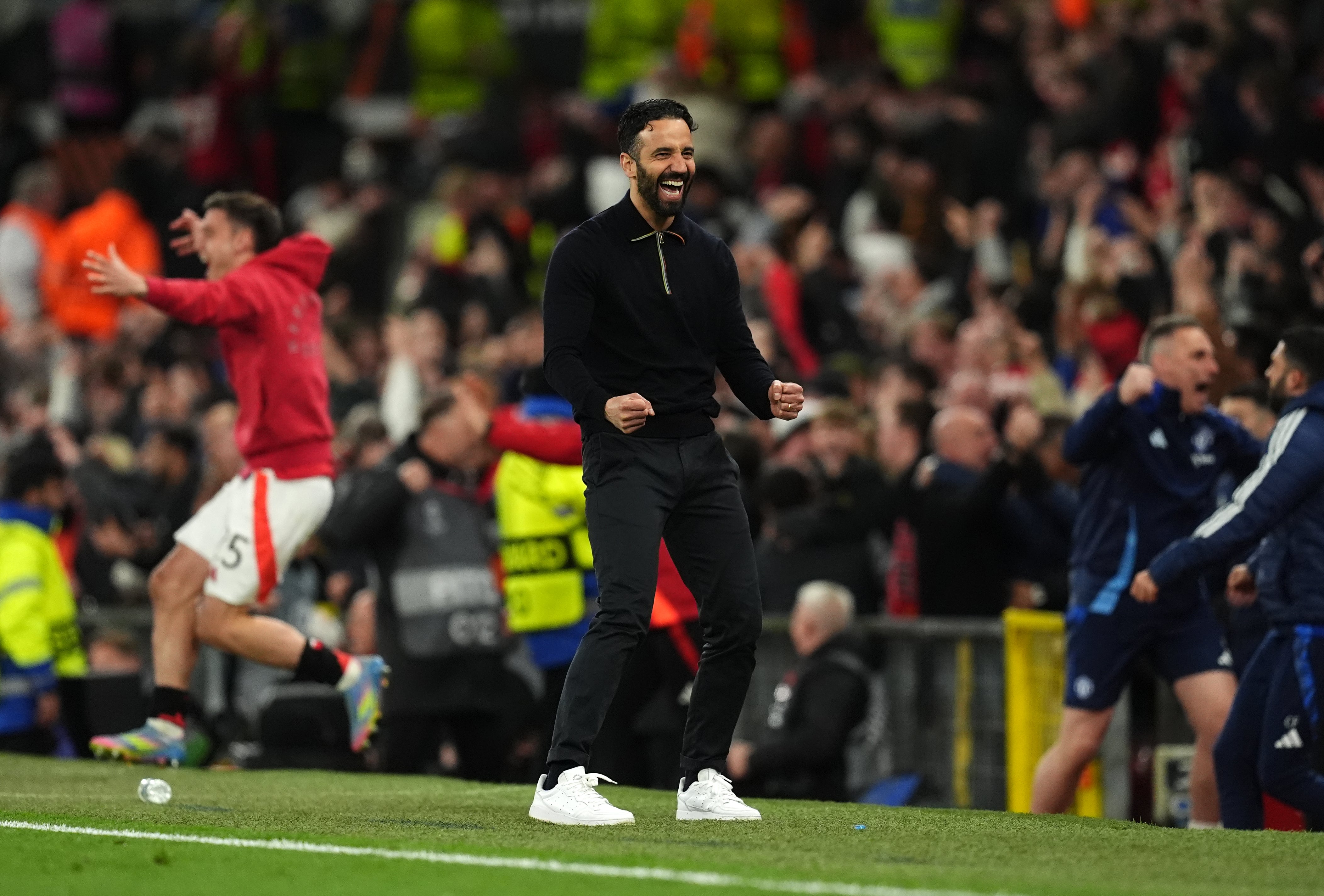 Harry Maguire’s late winner provided ‘best sound in the world’ for Ruben Amorim