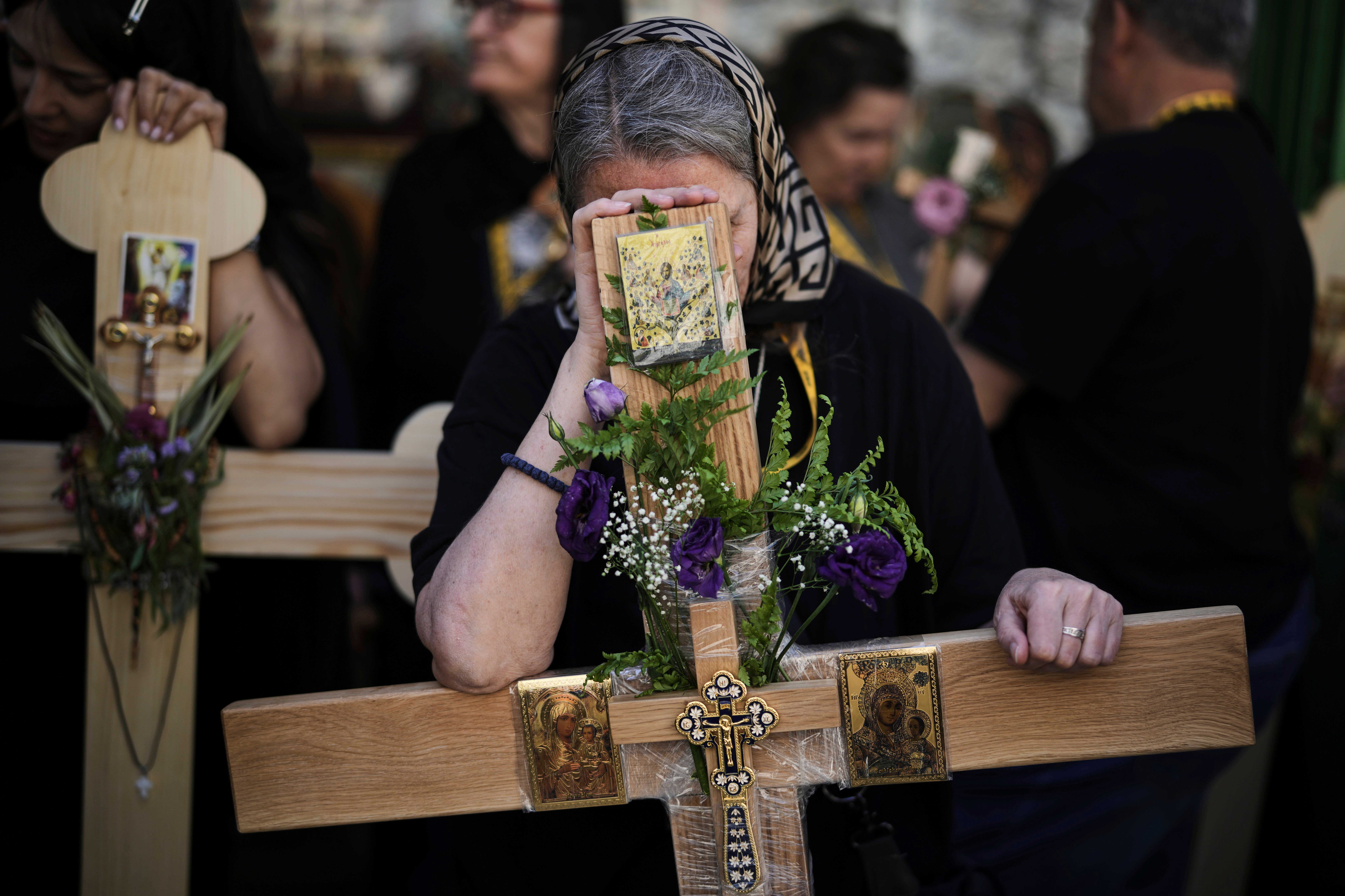 APTOPIX Israel Palestinians Good Friday