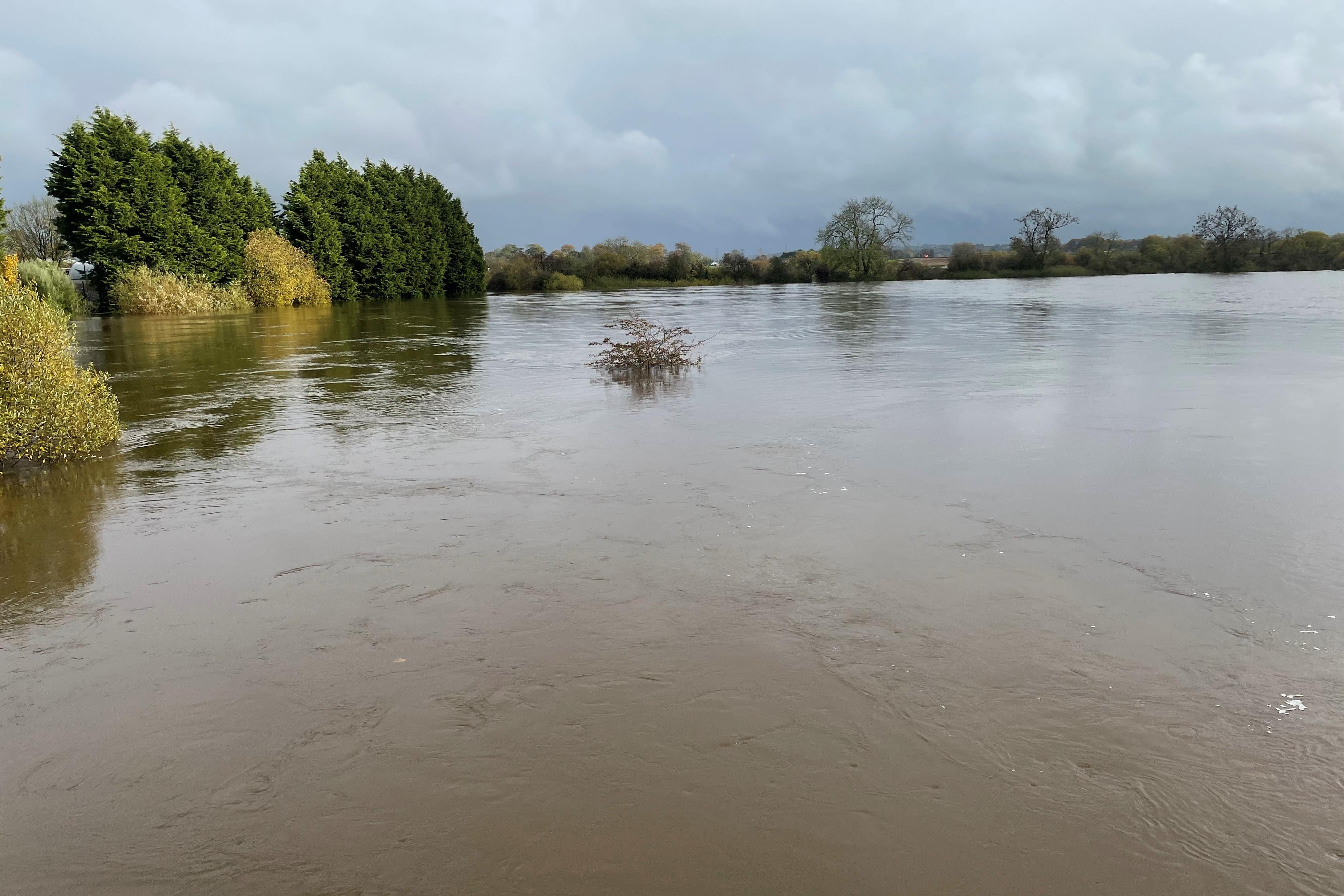 Met Eireann has warned of the possibility of localised flooding (Jonathan McCambridge/PA)
