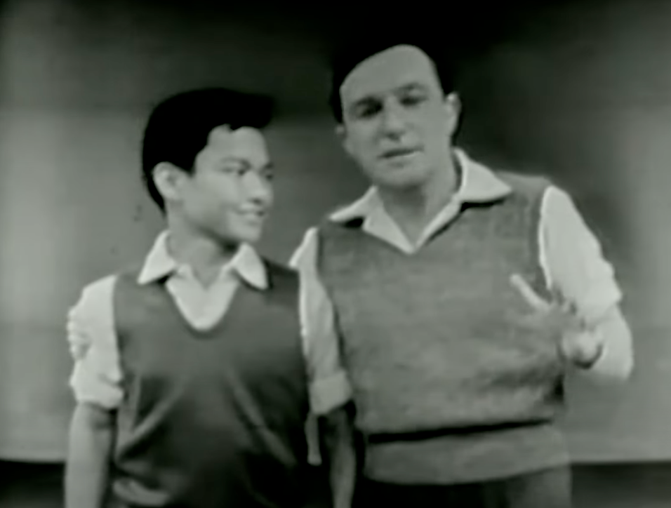 Patrick Adiarte and Gene Kelly on 'Omnibus'