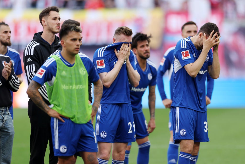Schalke were relegated from the Bundesliga twice in three years
