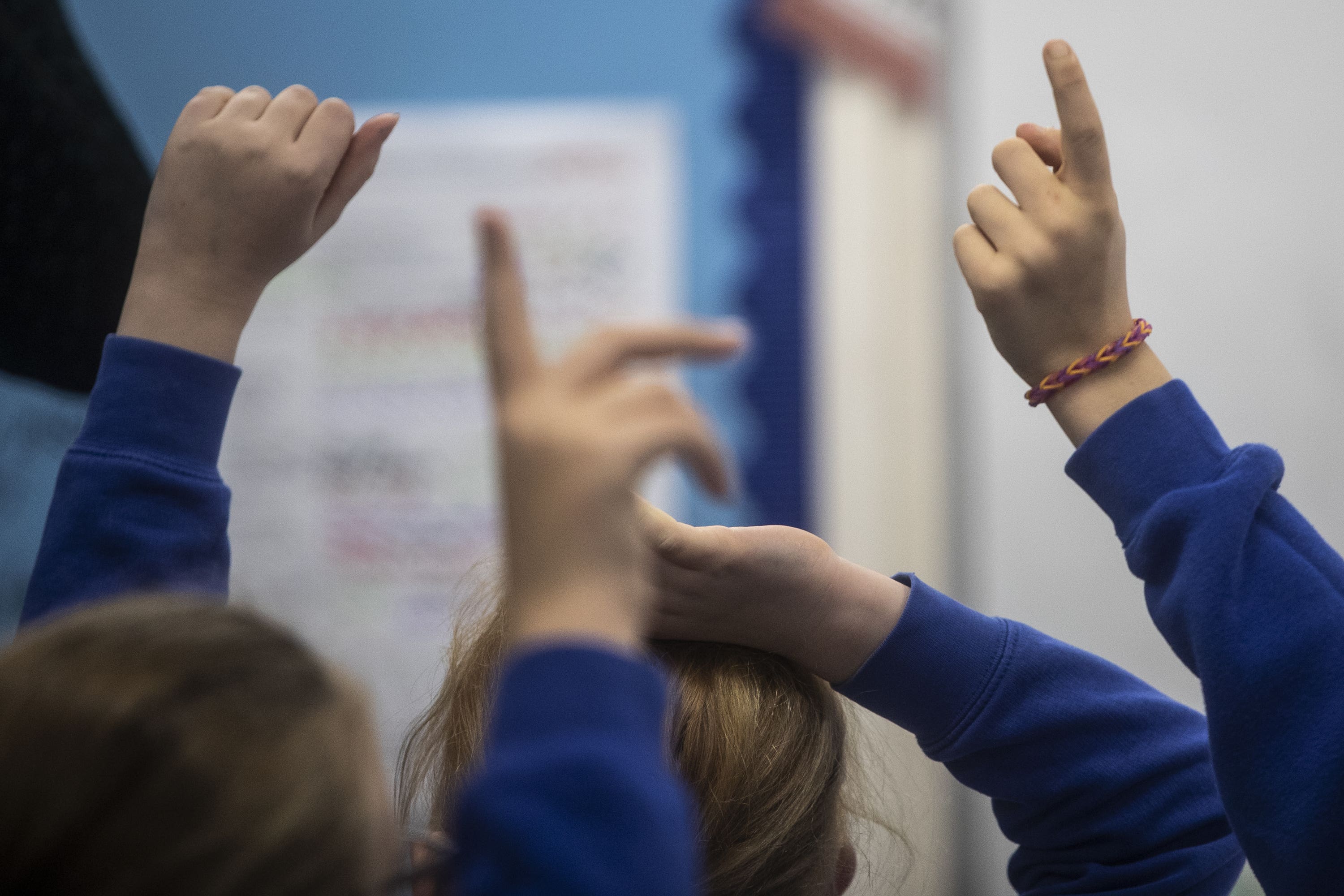 A NASUWT poll found that 81% of teachers feel the number of pupils exhibiting violent and abusive behaviours has increased (PA)
