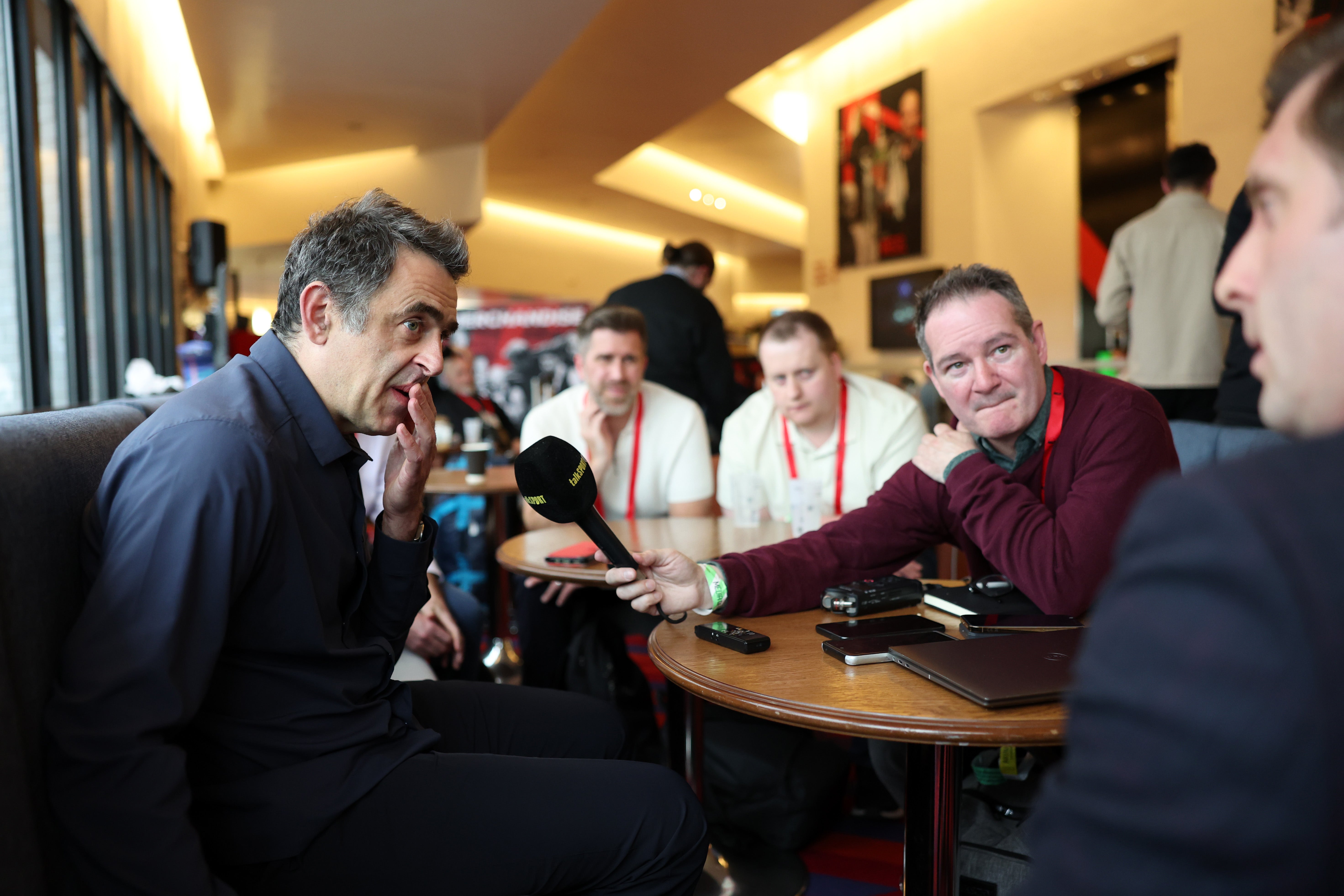 O’Sullivan did make an appearance at Friday’s media day at the Crucible Theatre