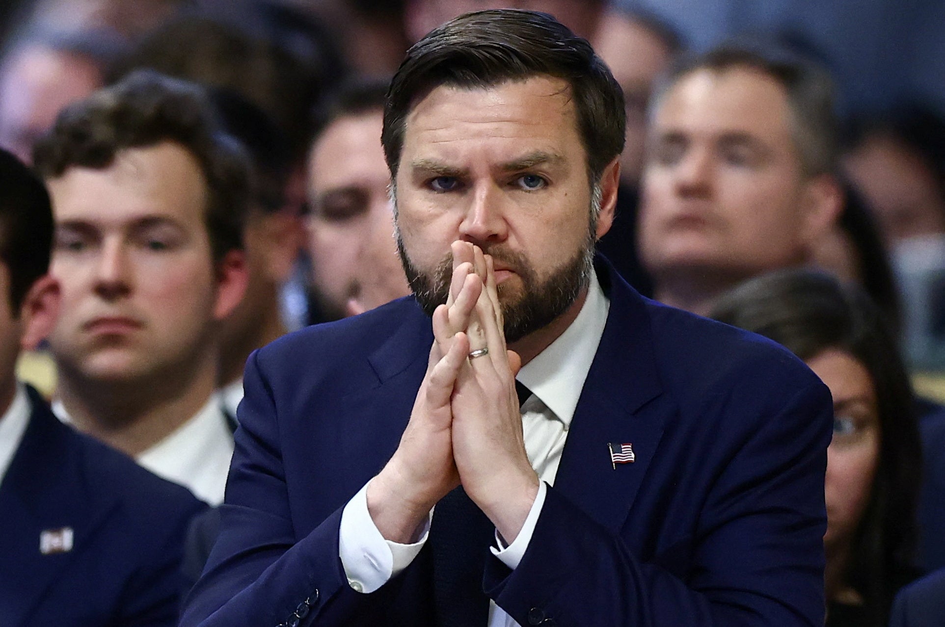 Vice-president JD Vance said the US is trying to secure a ‘great’ trade deal with the UK and Mr Trump is ‘working very hard’ on an agreement