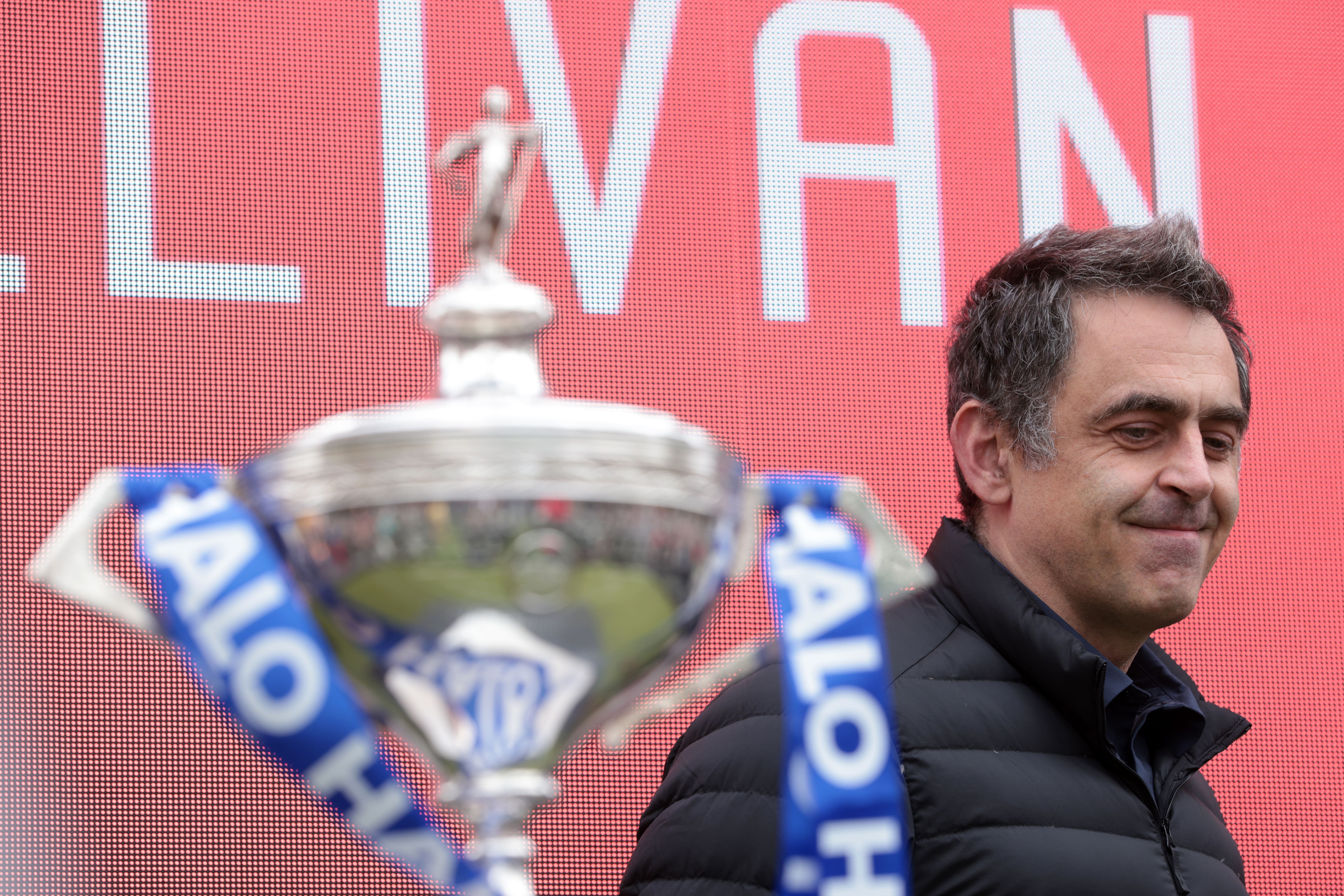 Ronnie O’Sullivan has talked down his chances of a record eighth world snooker title (Ian Hodgson/PA)
