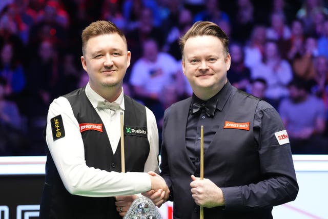 <p>Kyren Wilson (left) and Shaun Murphy (right) have become embroiled in a bitter row </p>