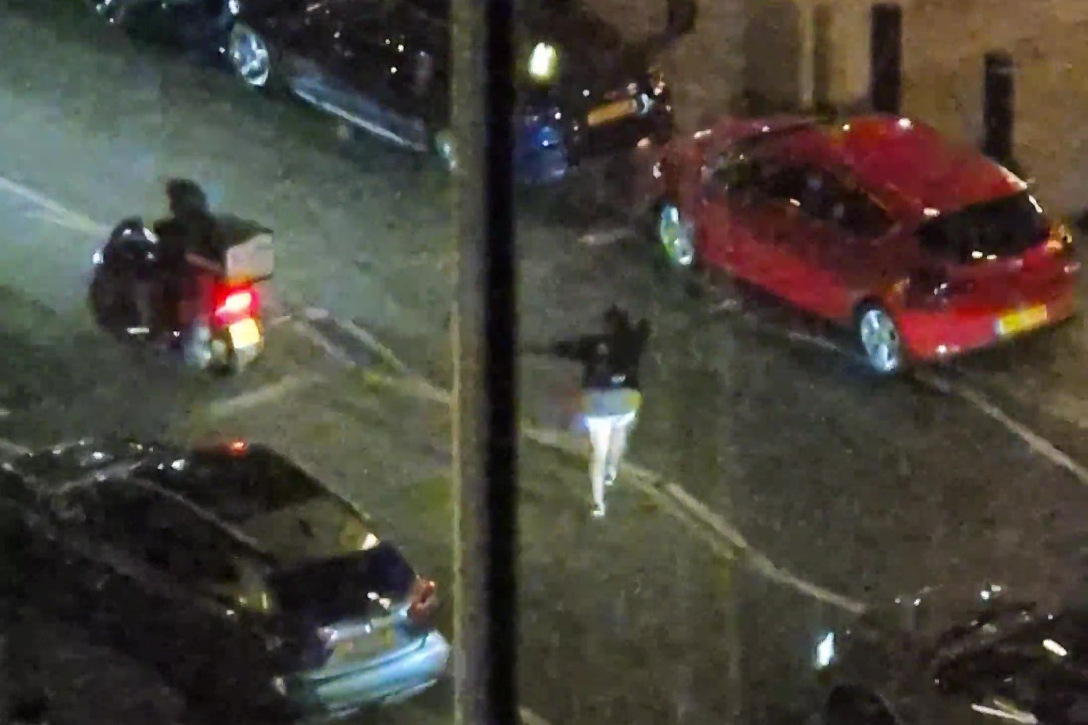 CCTV captured the woman believed to have been injured in a hit-and-run collision near Wembley Arena, north London, on Thursday evening (Metropolitan Police/PA)