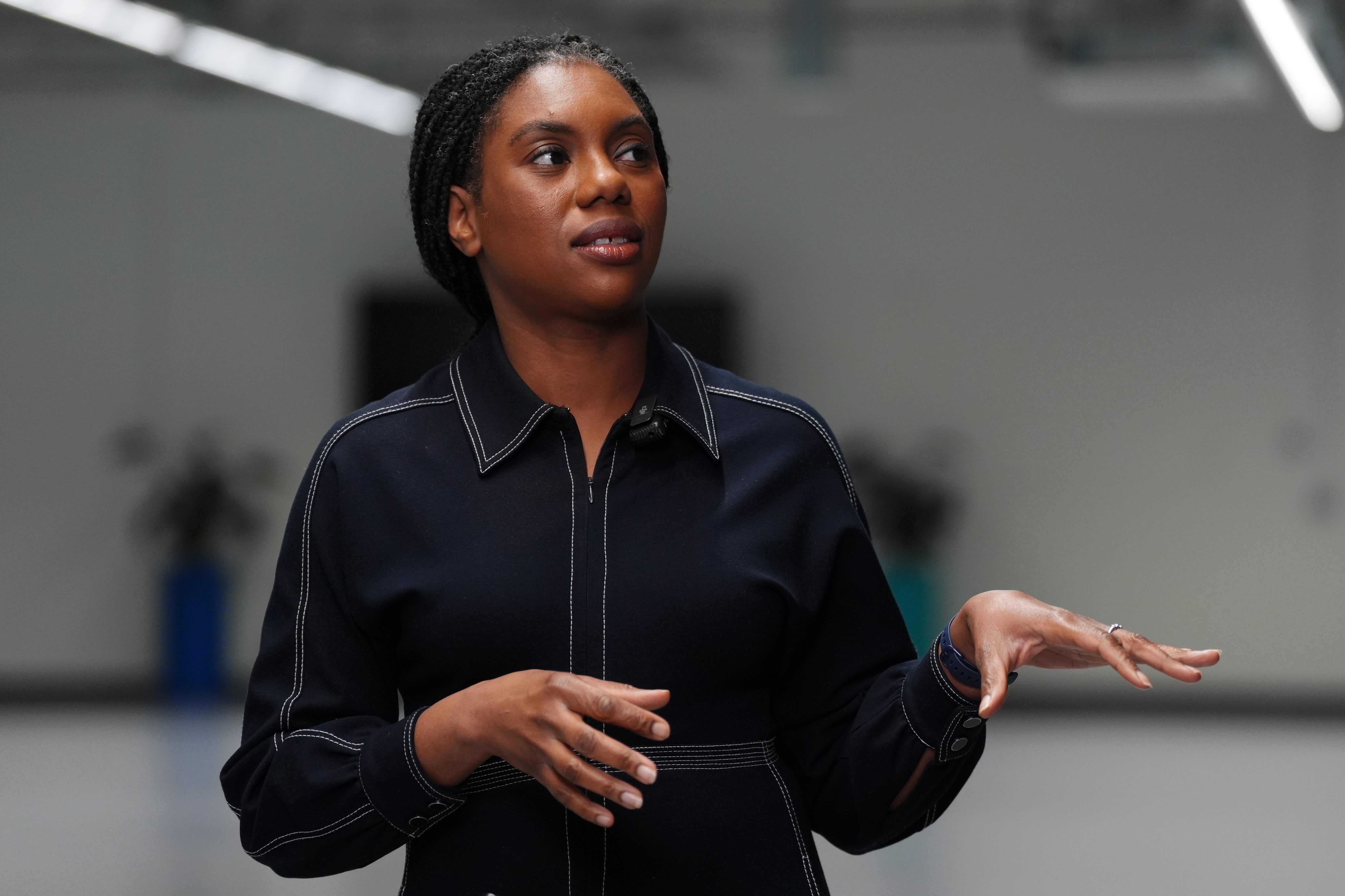 The Tory leader said her party is looking at adopting a social media ban for under-16s as policy