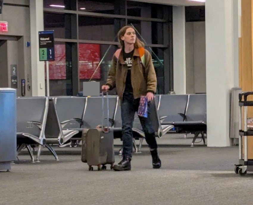 McIntire was seen on surveillance footage at Kansas City International Airport after the incident, according to the DOJ. He was apprehended by officers back in Boston.