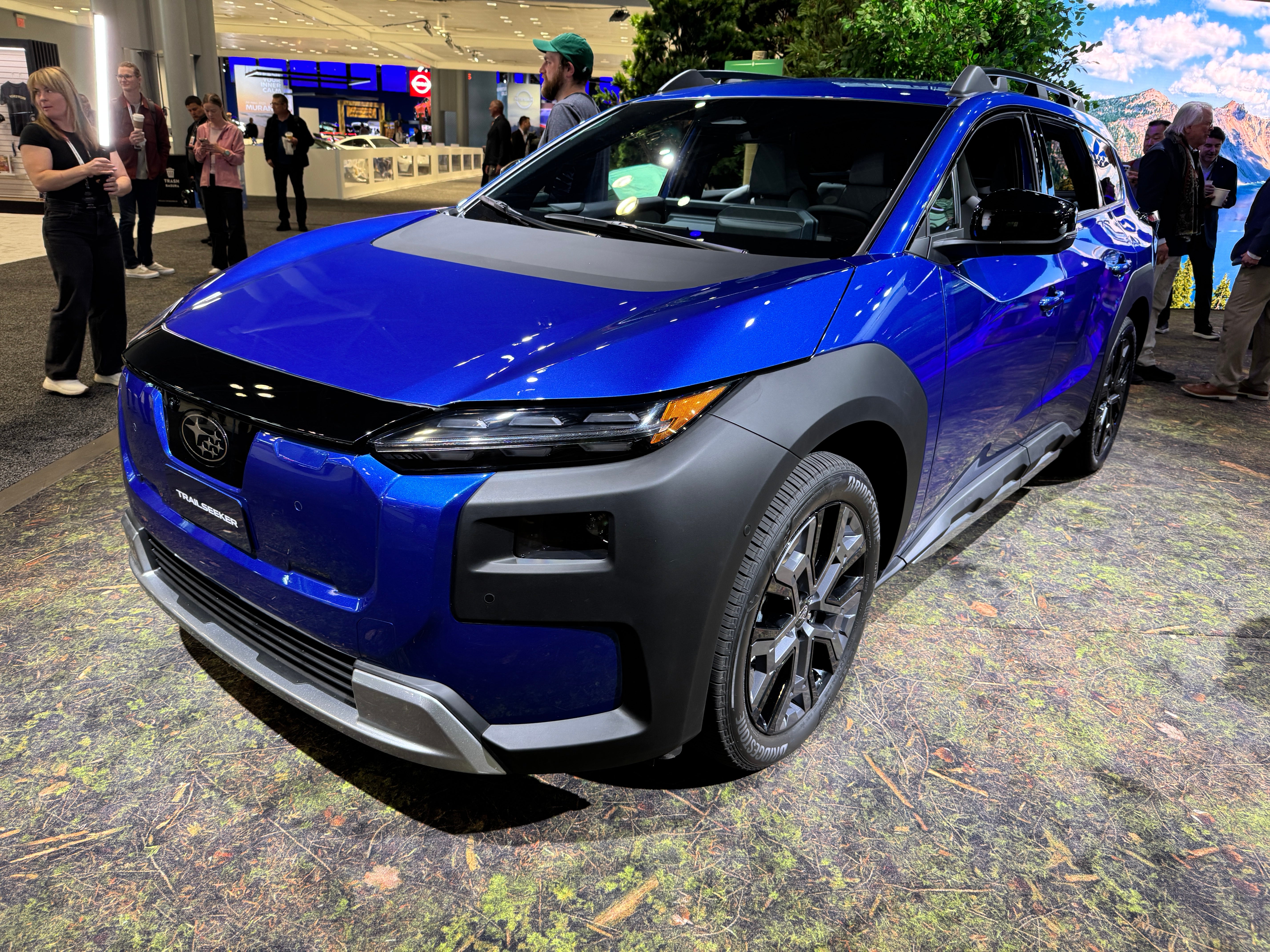 The new EV model is obviously based on the updated Subaru Solterra