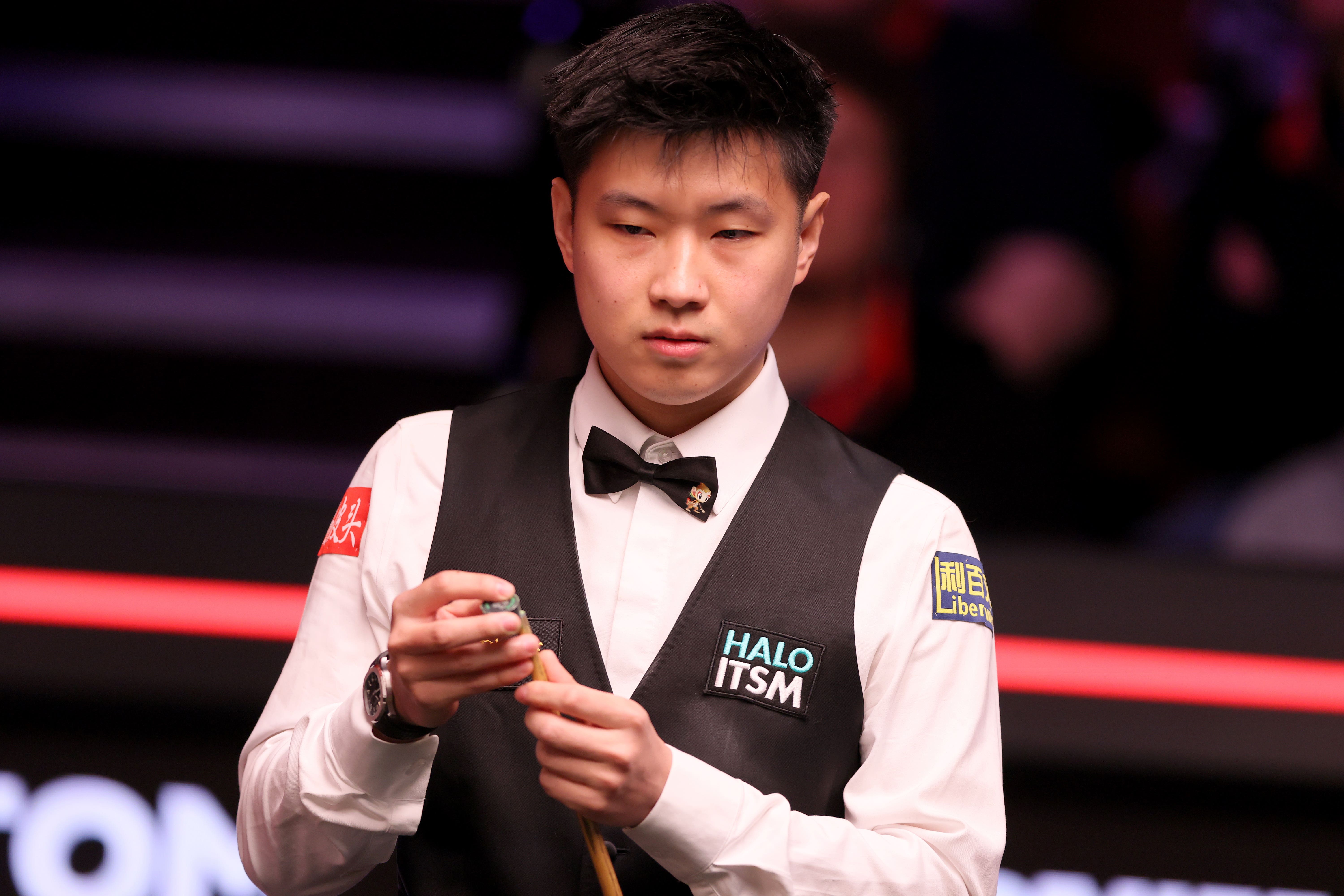 Zhao Xintong built a big lead over 2024 world finalist Jak Jones (Richard Sellers/PA)