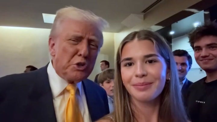 Kai Trump’s social media following is growing as she shares content about being the president’s grandchild and life on the golf course.