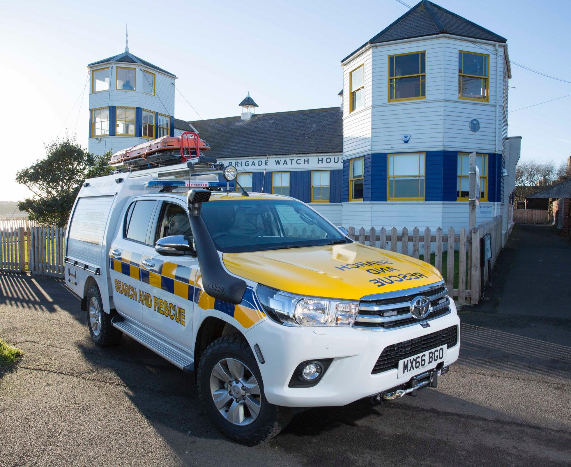 Tynemouth Volunteer Life Brigade was called out to a gender reveal party near the mouth of the River Tyn