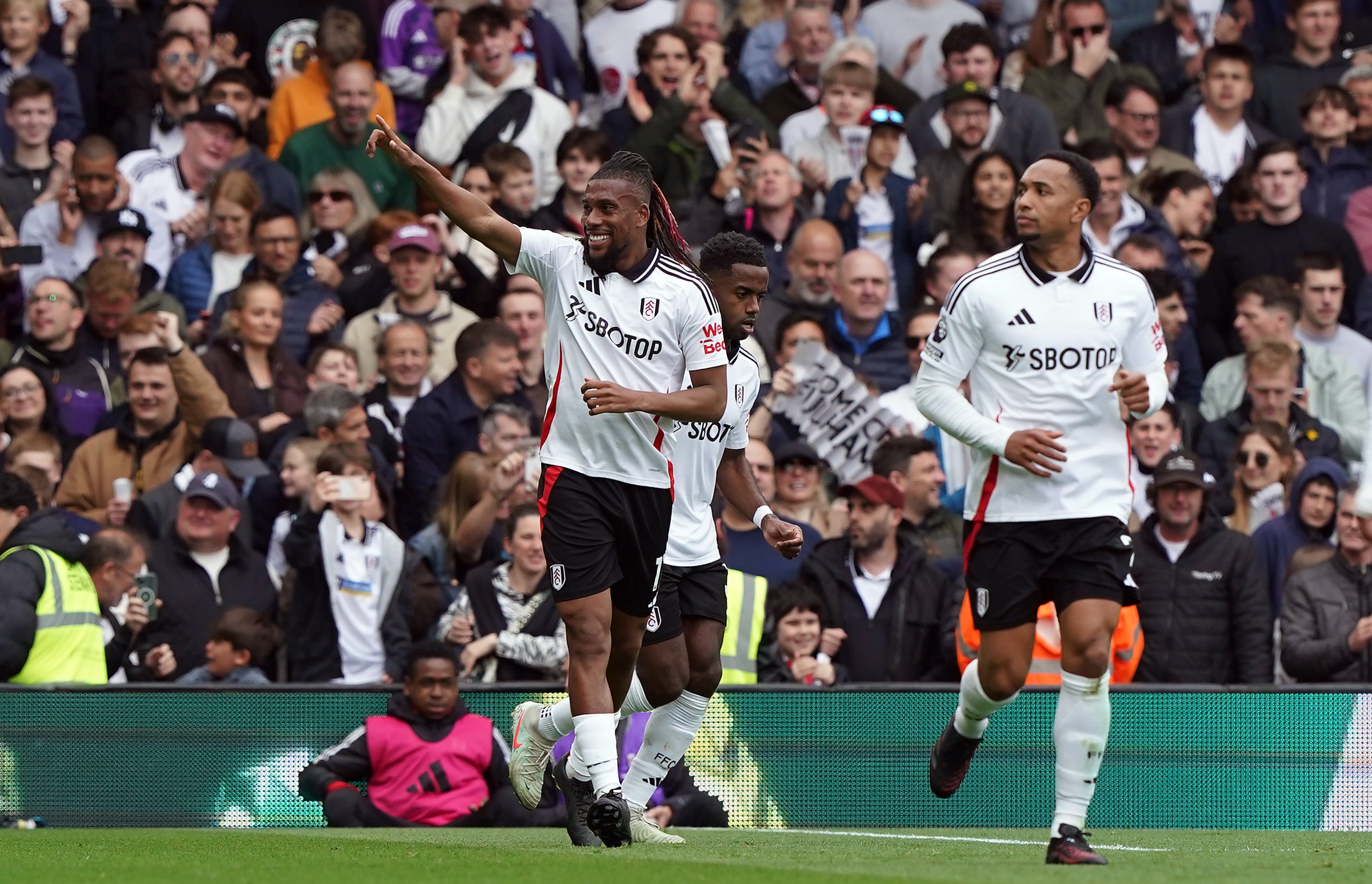 Alex Iwobi had initially fired Fulham ahead