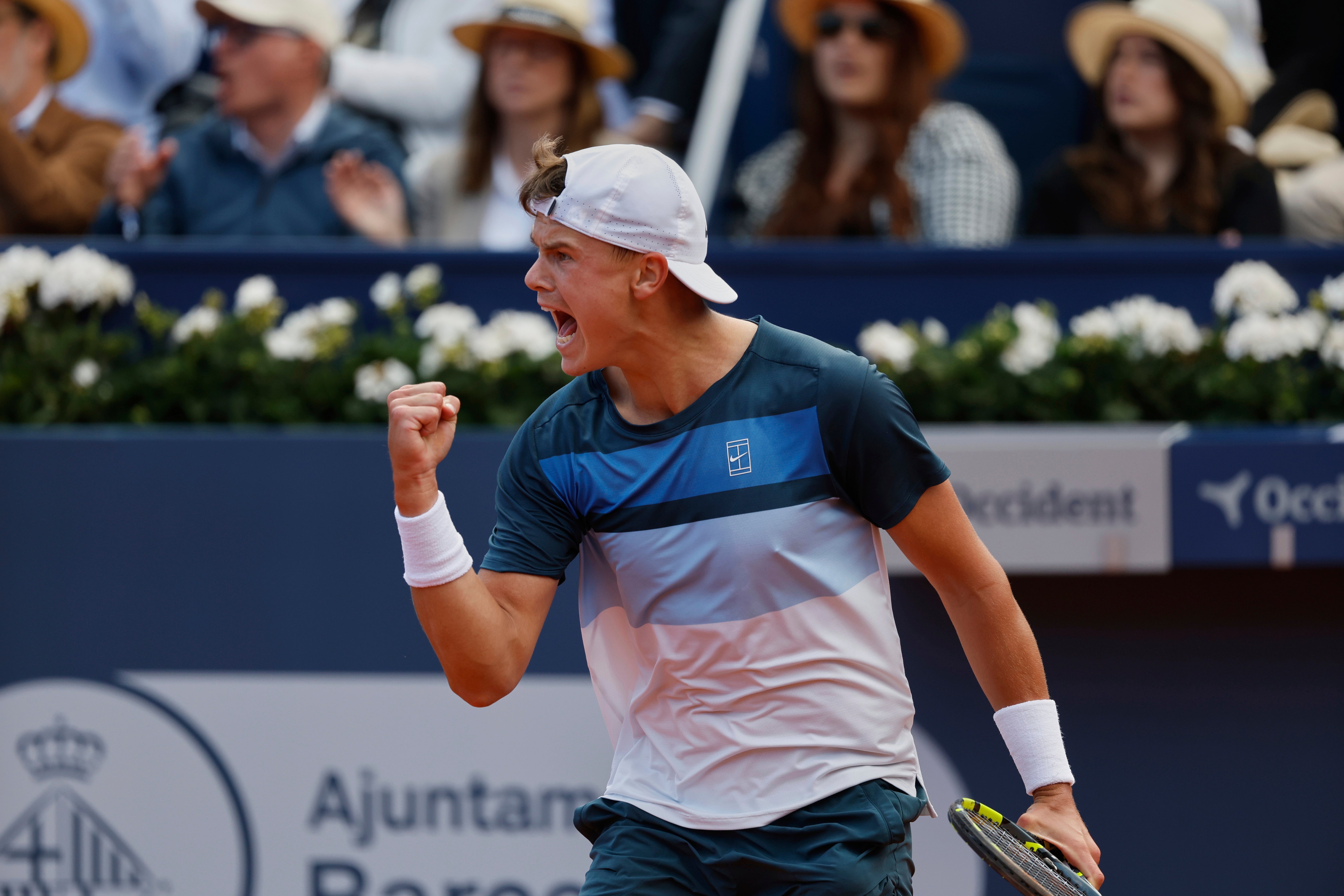 He spectacularly beat Carlos Alcaraz in straight sets