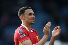 Trent Alexander-Arnold’s heroics at Leicester provide crowning glory for champions-elect Liverpool