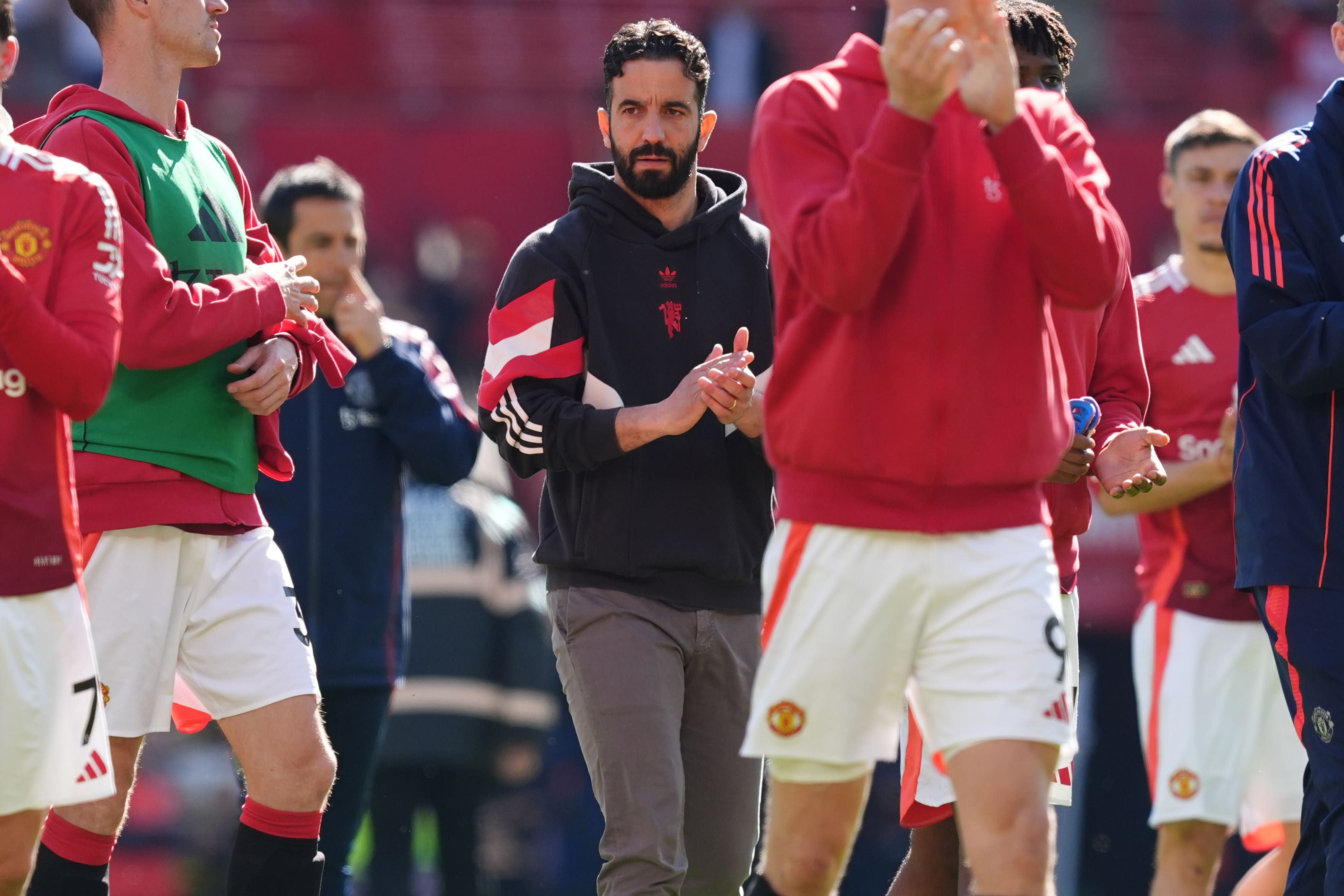Ruben Amorim offered a blunt assessment after Manchester United lost at home to Wolves (Martin Rickett/PA)