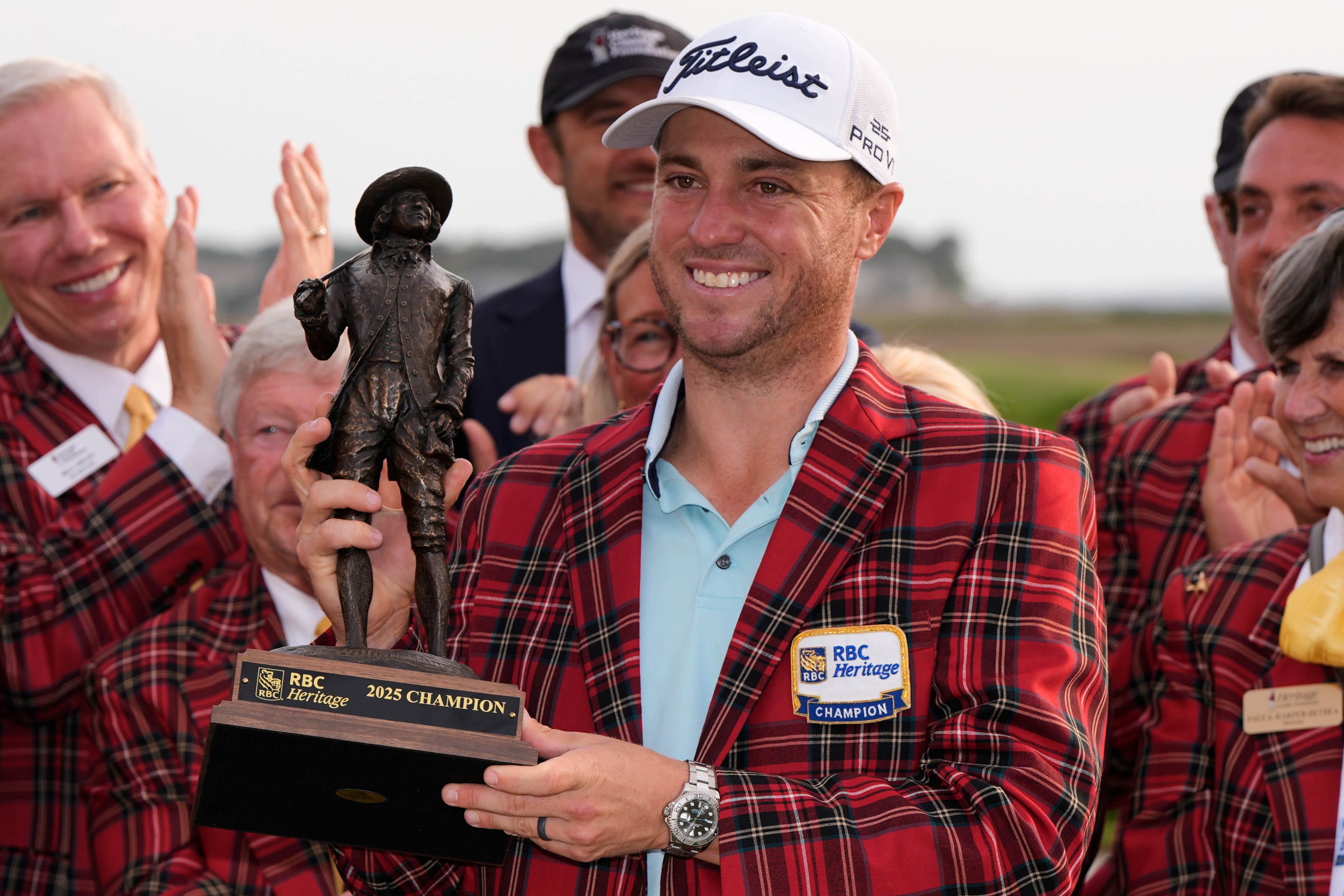 Justin Thomas secured victory at the RBC Heritage