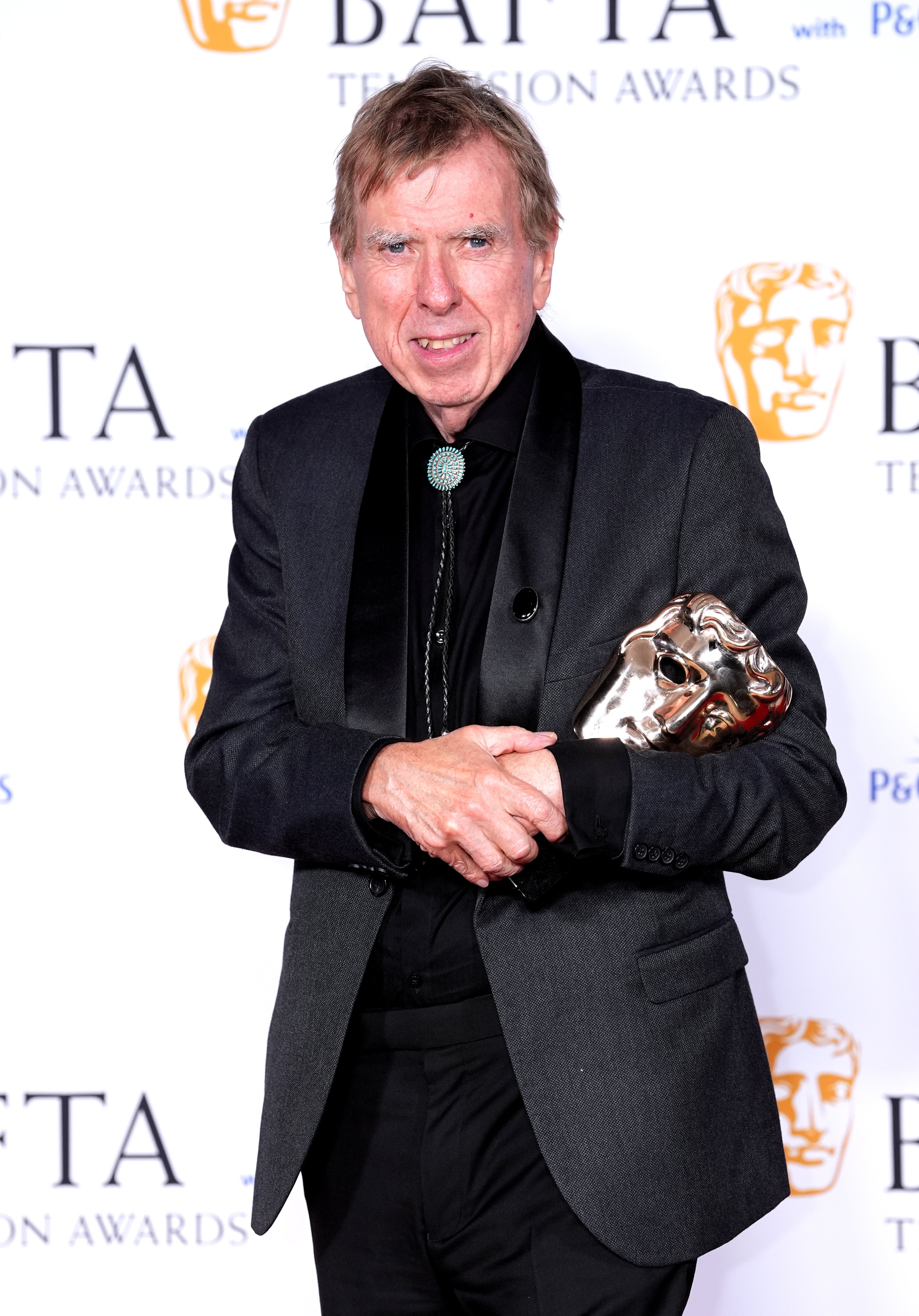 Timothy Spall won the Leading Actor award for The Sixth Commandment at the Bafta TV Awards 2024 (Ian West/PA)