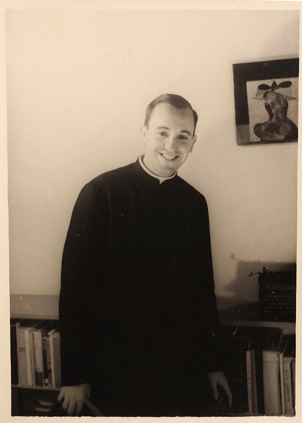 A 1966 photo released by the El Salvador School of Argentine seminarian Jorge Mario Bergoglio, later Pope Francis