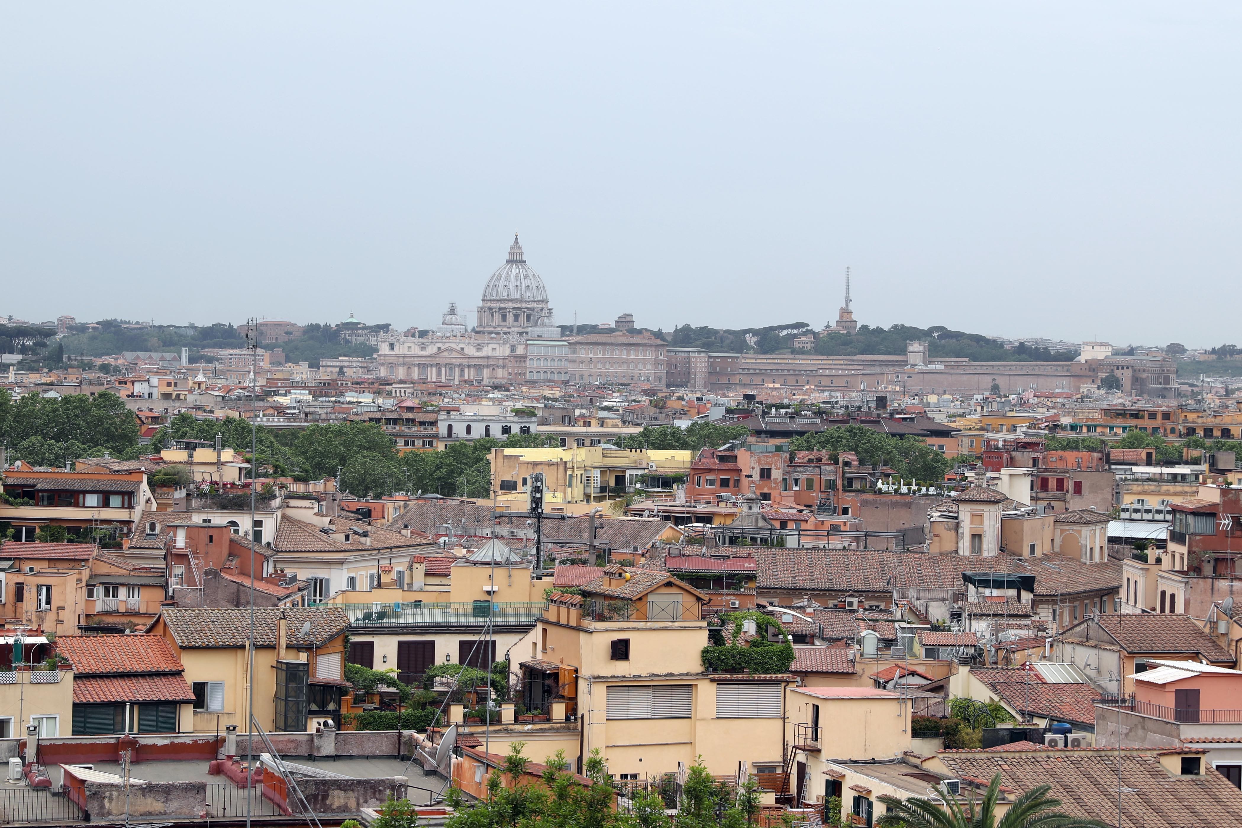 Vatican City as seen from Villa Borghese in Rome (Steve Parsons / PA).