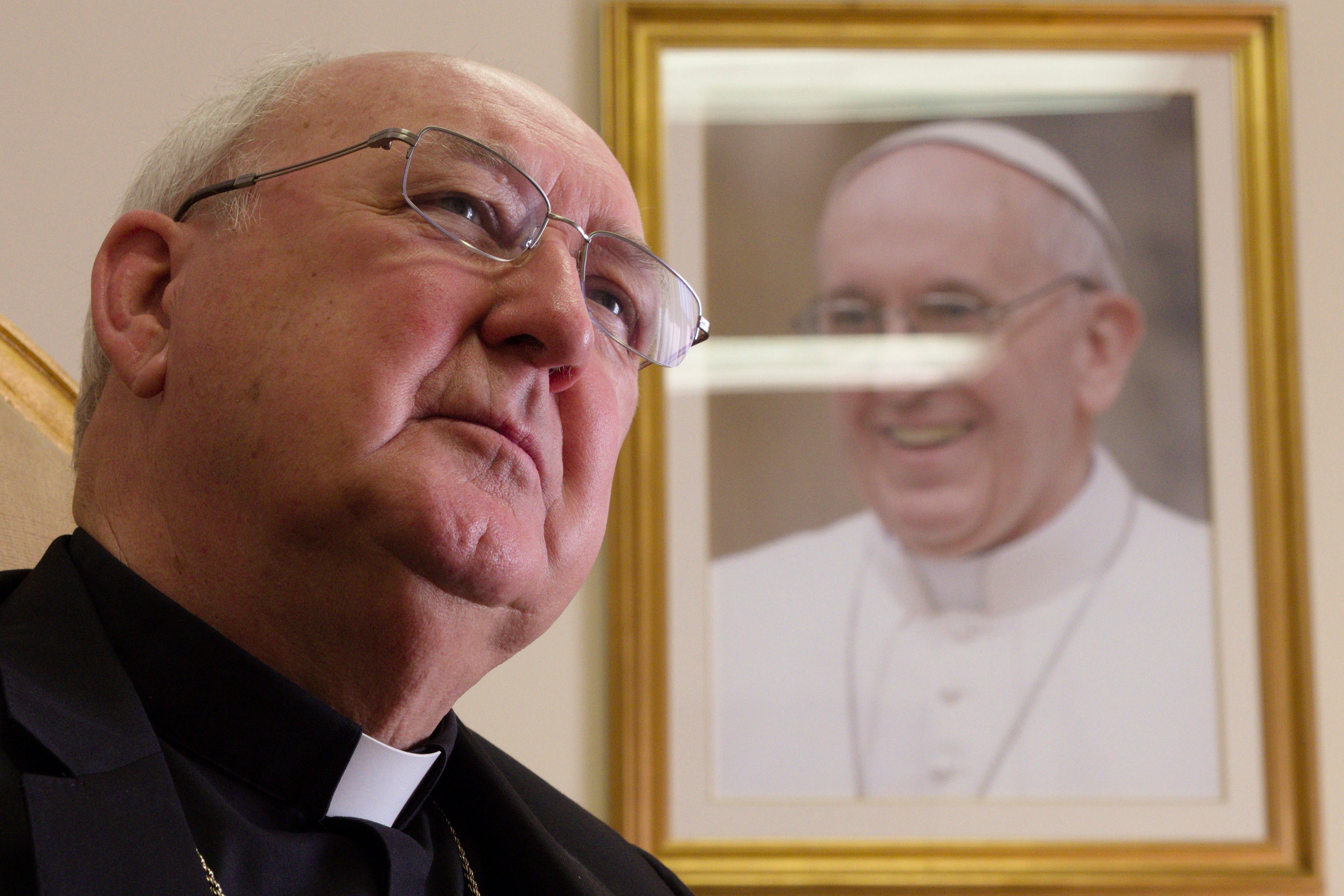 Cardinal Kevin Farrell runs the Holy See administration between the death or resignation of one pope and the election of another