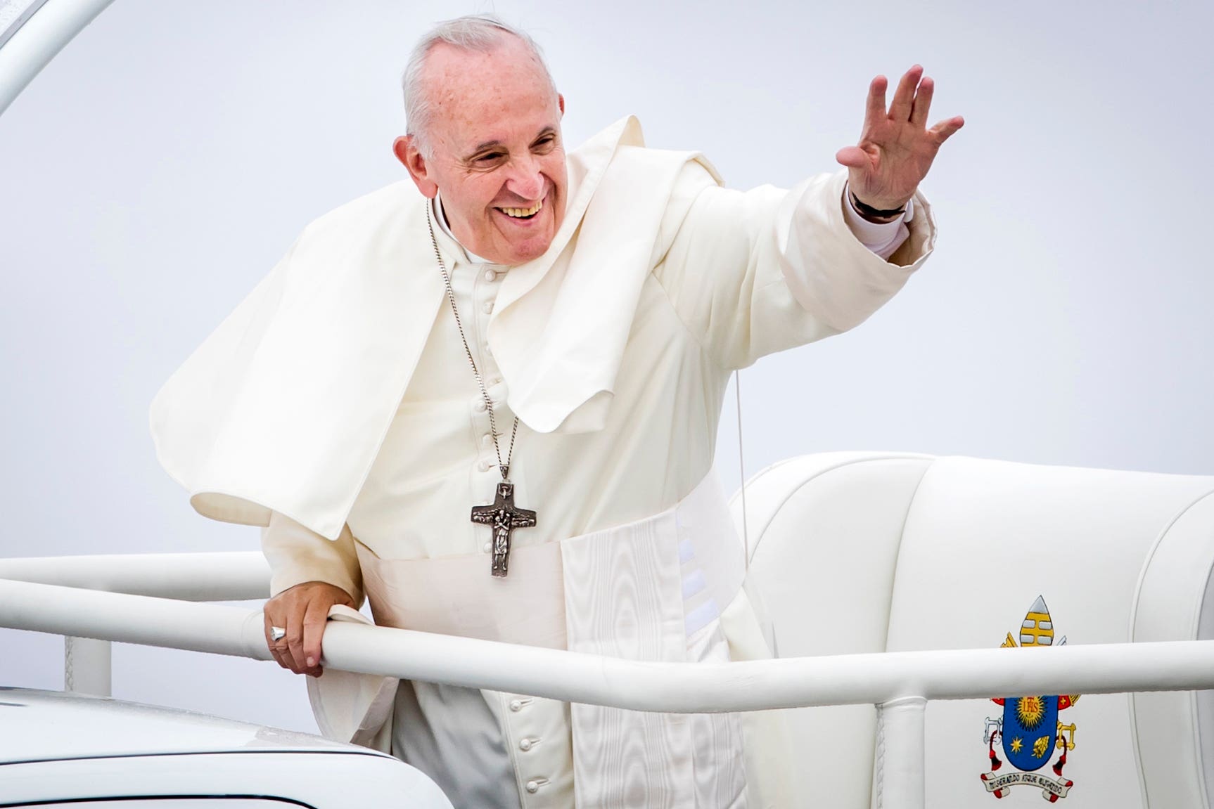 Pope Francis died on Monday aged 88 (Danny Lawson/PA)