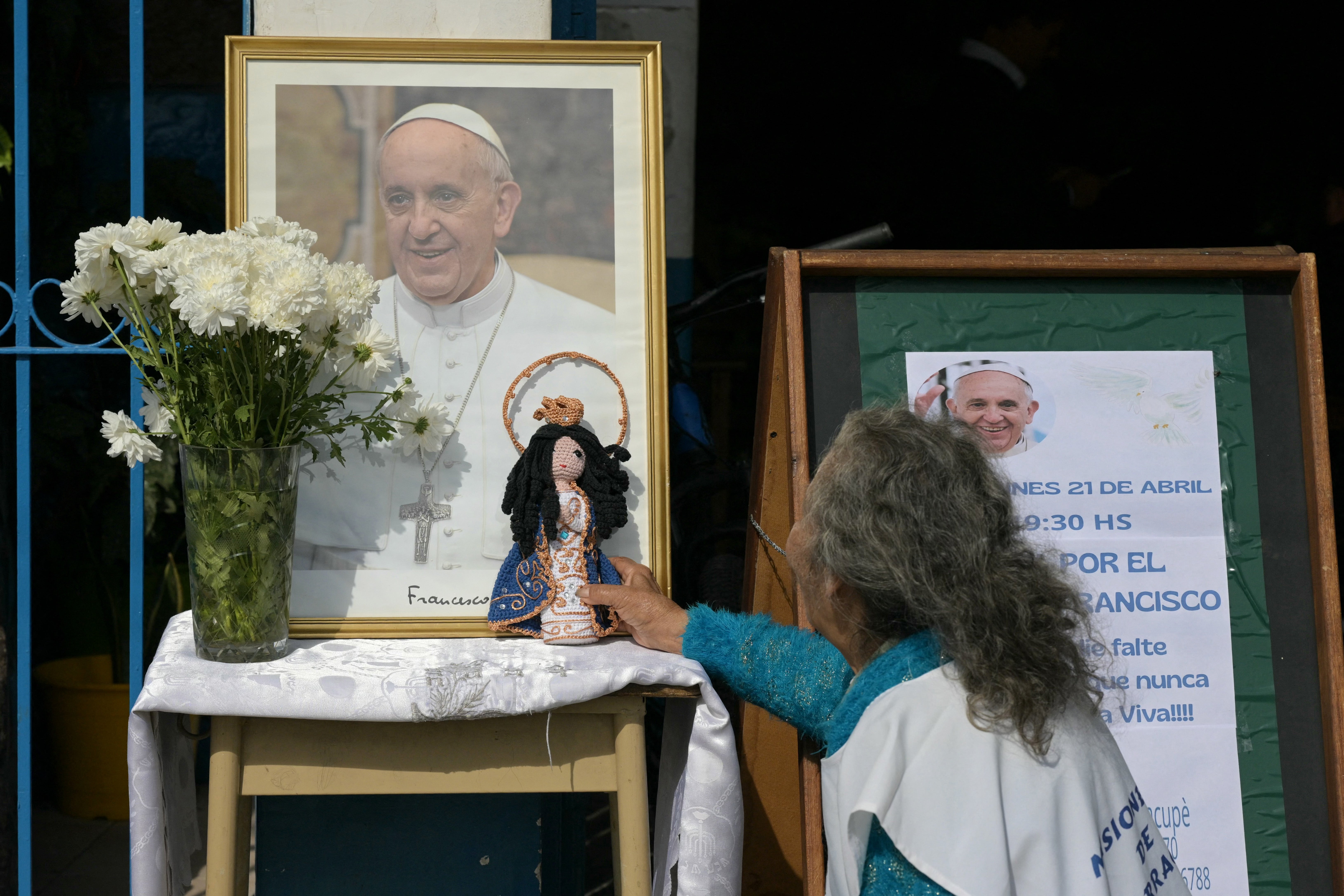 Memorials have popped up around the world honoring the passing of Pope Francis