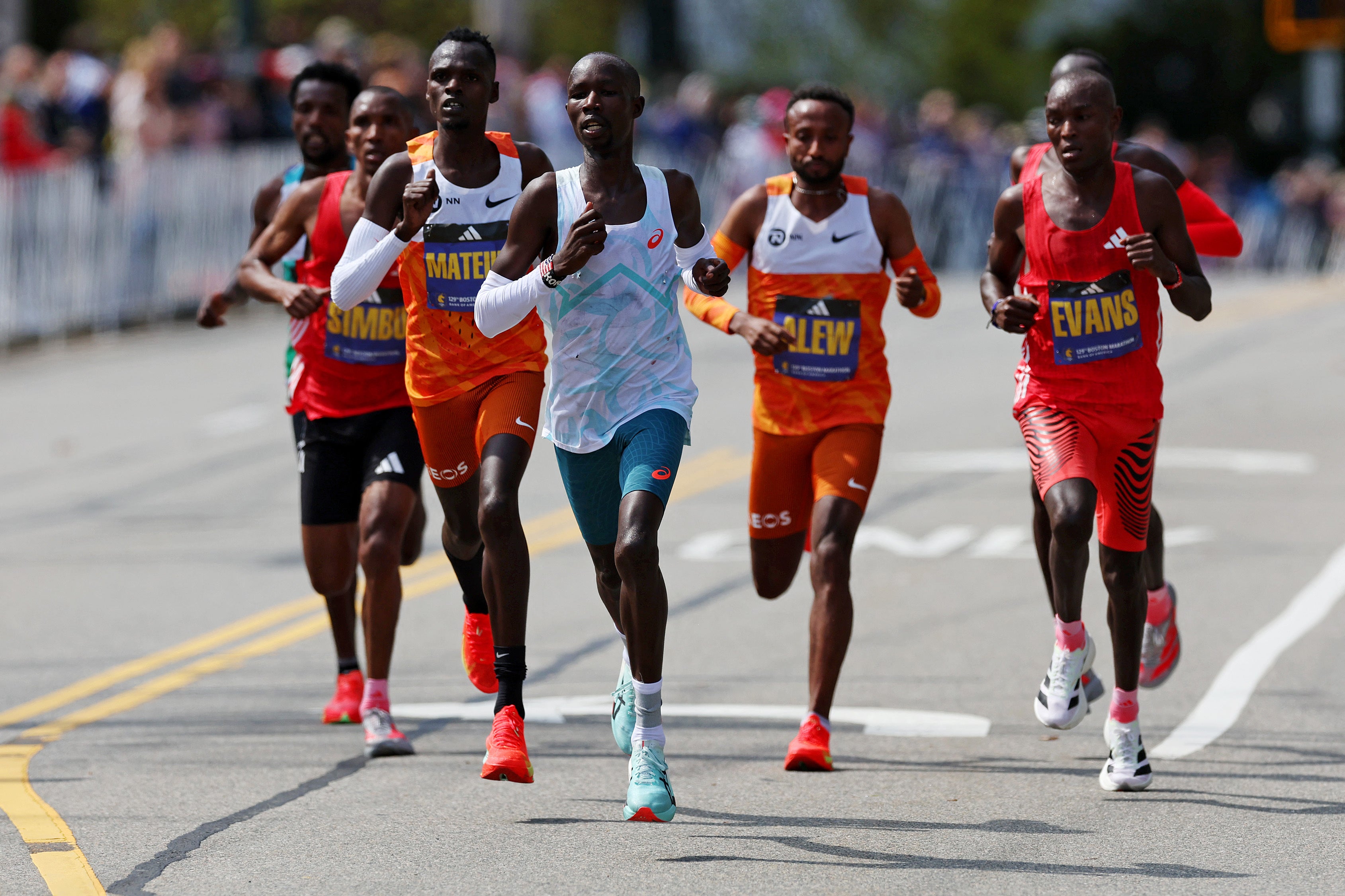 Boston Marathon results and times as John Korir storms to victory after shock fall